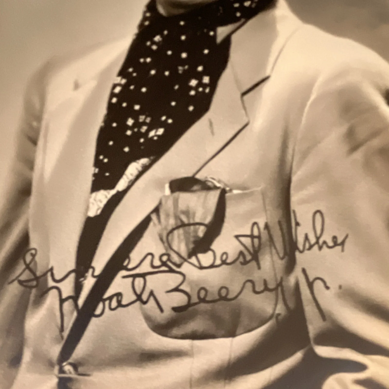 Noah Beery Jr — Noah Beery Jr. Signed Autographed Original 5 x 7 Movie Photograph, image 2