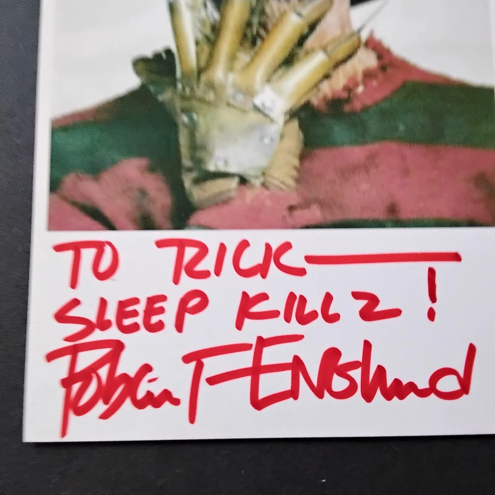 Robert Englund SIGNED Photo 80s Movie TV Actor Nightmare on Elm Street Horror, изображение 2