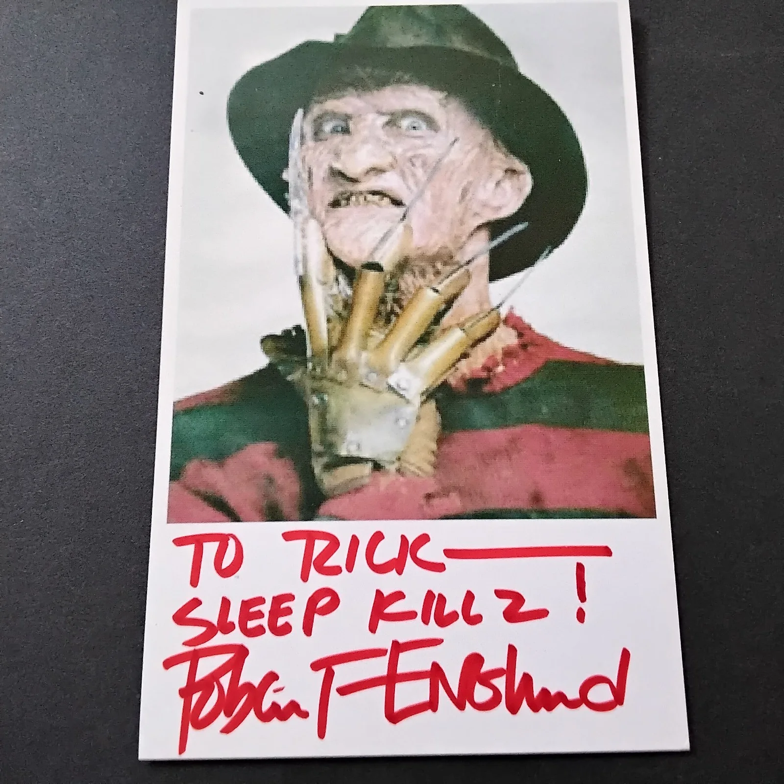 Robert Englund SIGNED Photo 80s Movie TV Actor Nightmare on Elm Street Horror, изображение 4