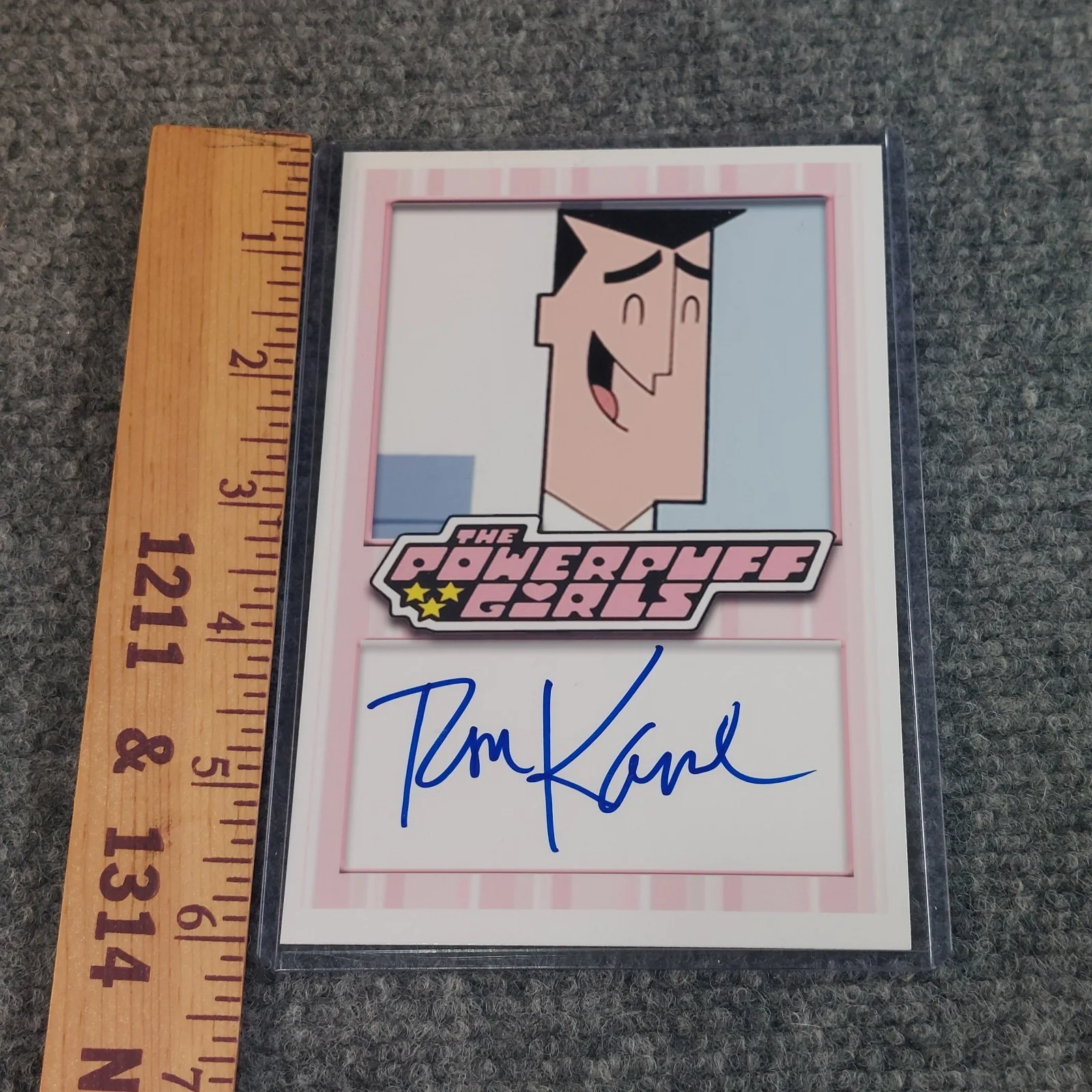 Tom Kane — TOM KANE SIGNED 4x6 Photo LEGENDARY Voice Actor Powerpuff Girls Professor Yoda, изображение 3