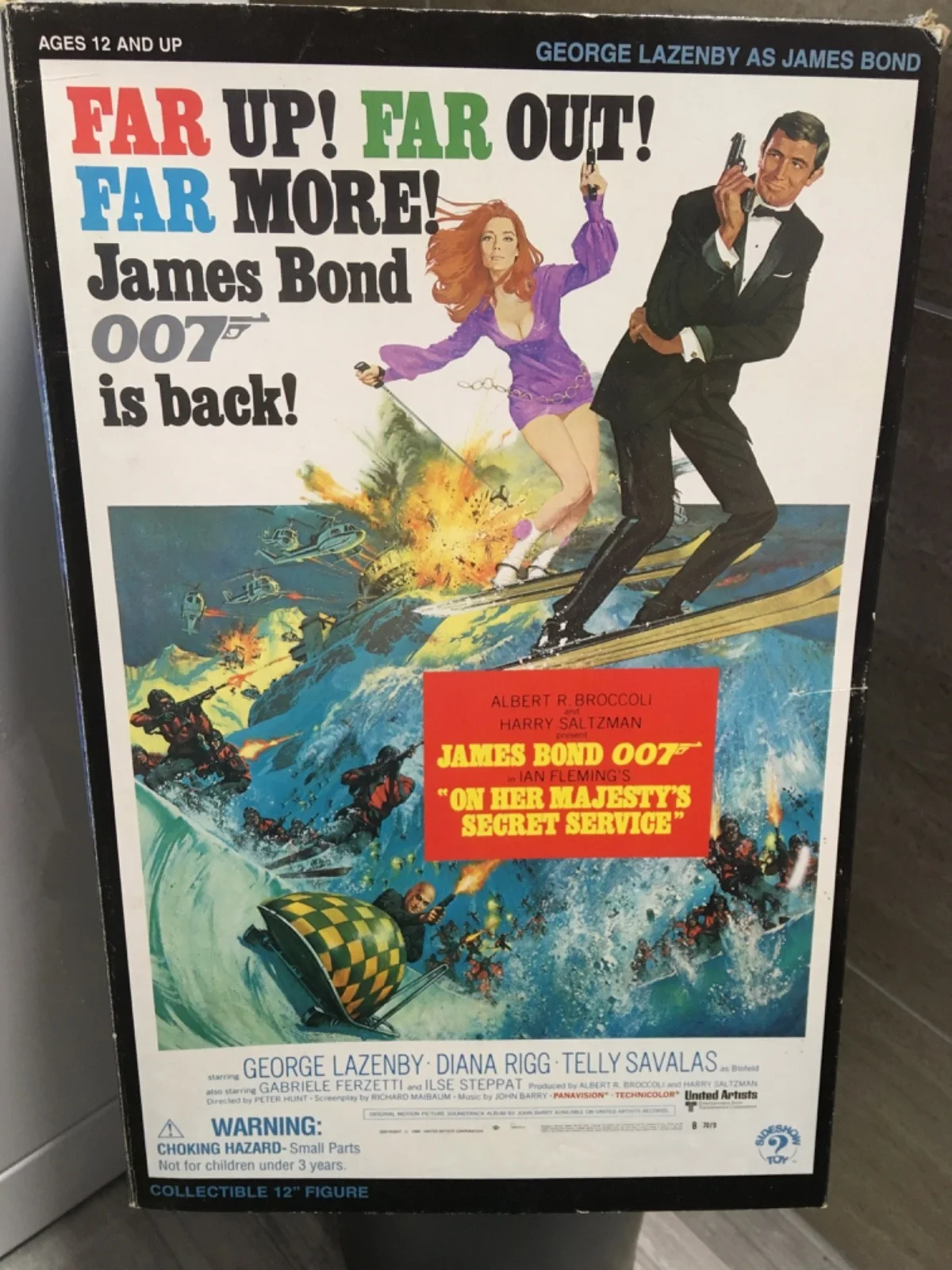 2002 Sideshow 12” 1/6 Figure JAMES BOND 007 - OHMSS - GEORGE LAZENBY, изображение 2