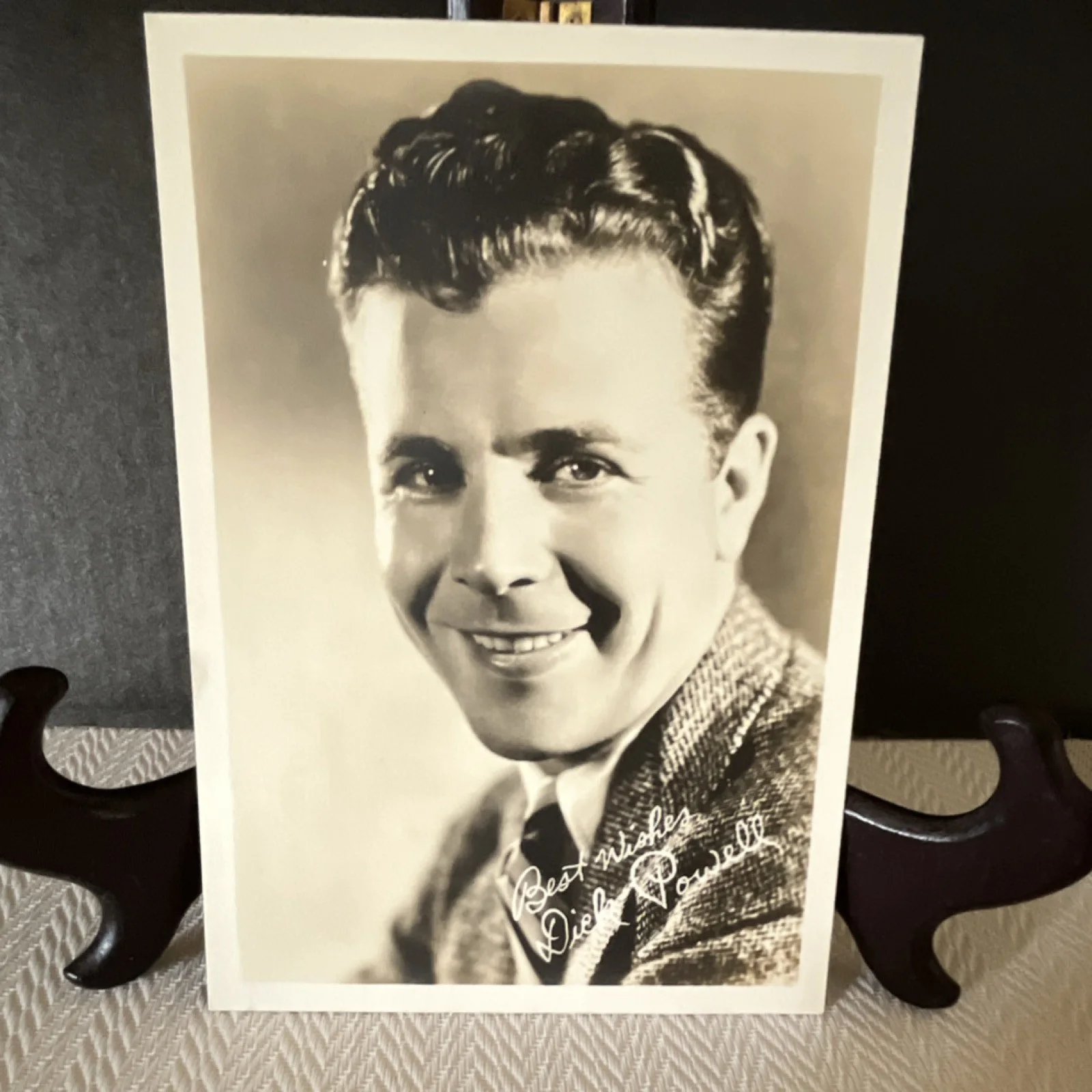 Dick Powell — Dick Powell Signed Autographed Original Black & White Movie Photograph