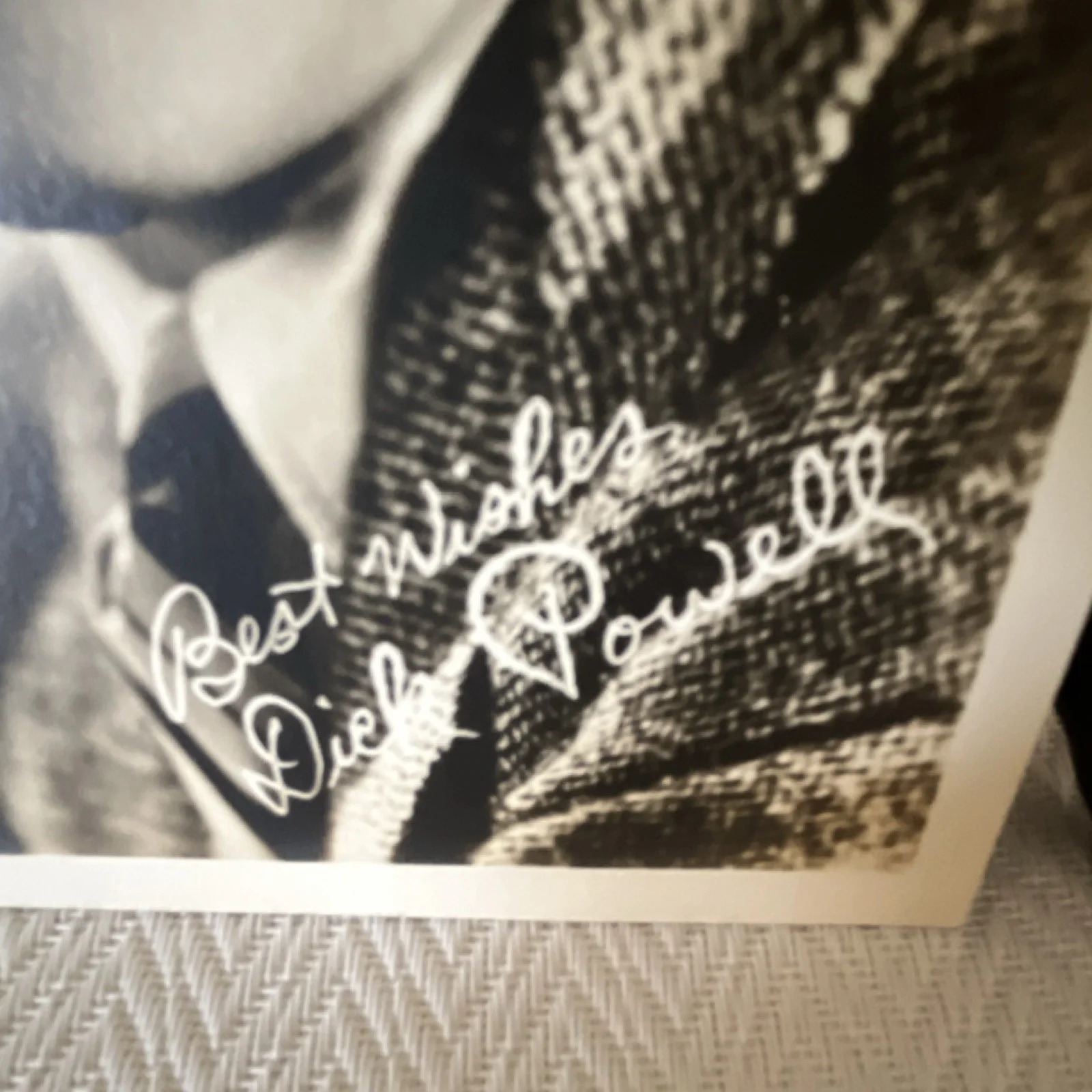 Dick Powell — Dick Powell Signed Autographed Original Black & White Movie Photograph, изображение 2
