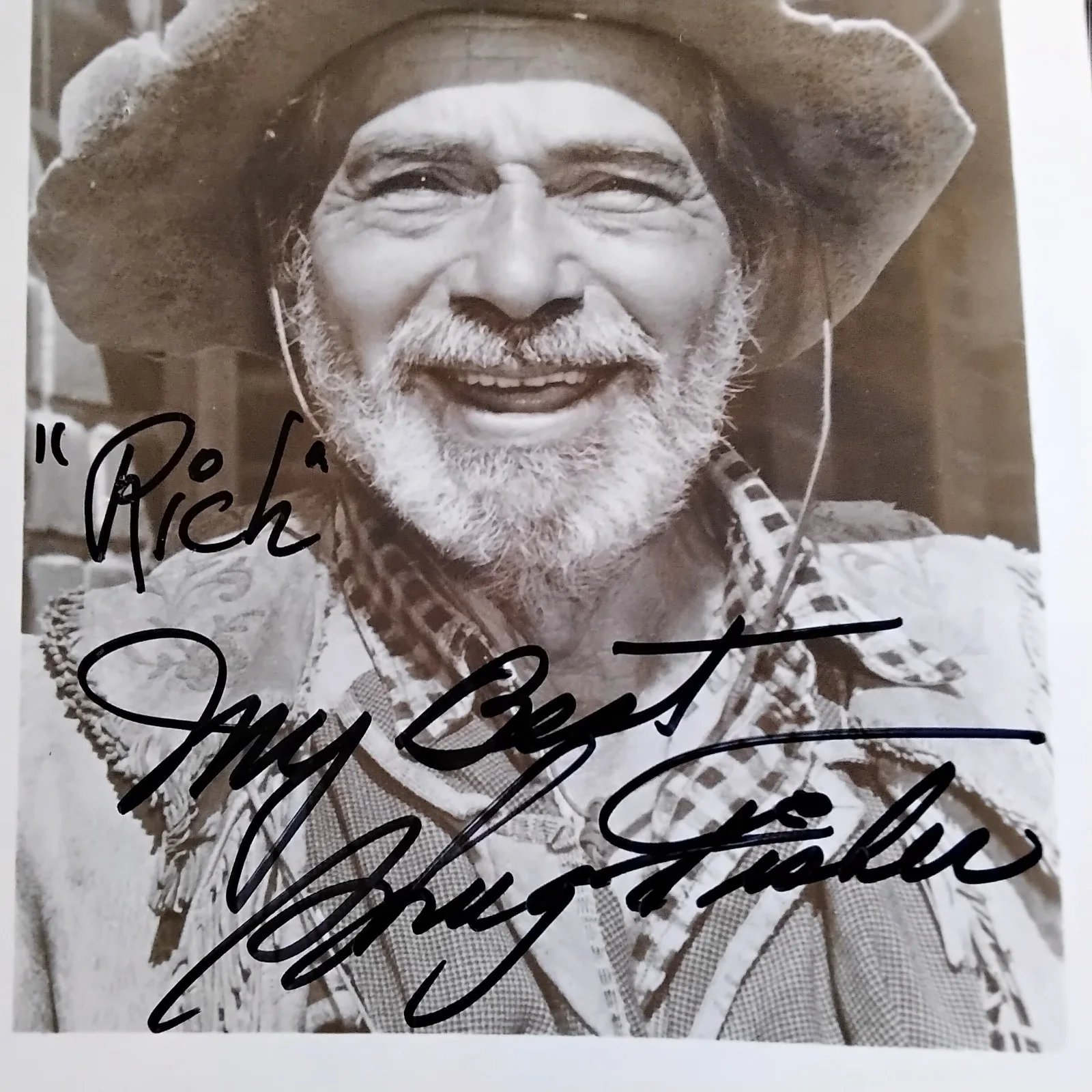 Shug Fisher SIGNED Photo Movie TV Actor Westerns Giant Gila Monster The Reivers, изображение 3
