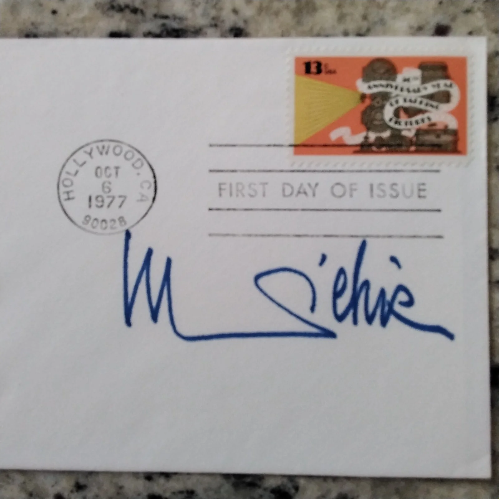 Marlene Dietrich SIGNED 1977 Envelope Photo Movie Actress Morocco Blue Angel, изображение 4