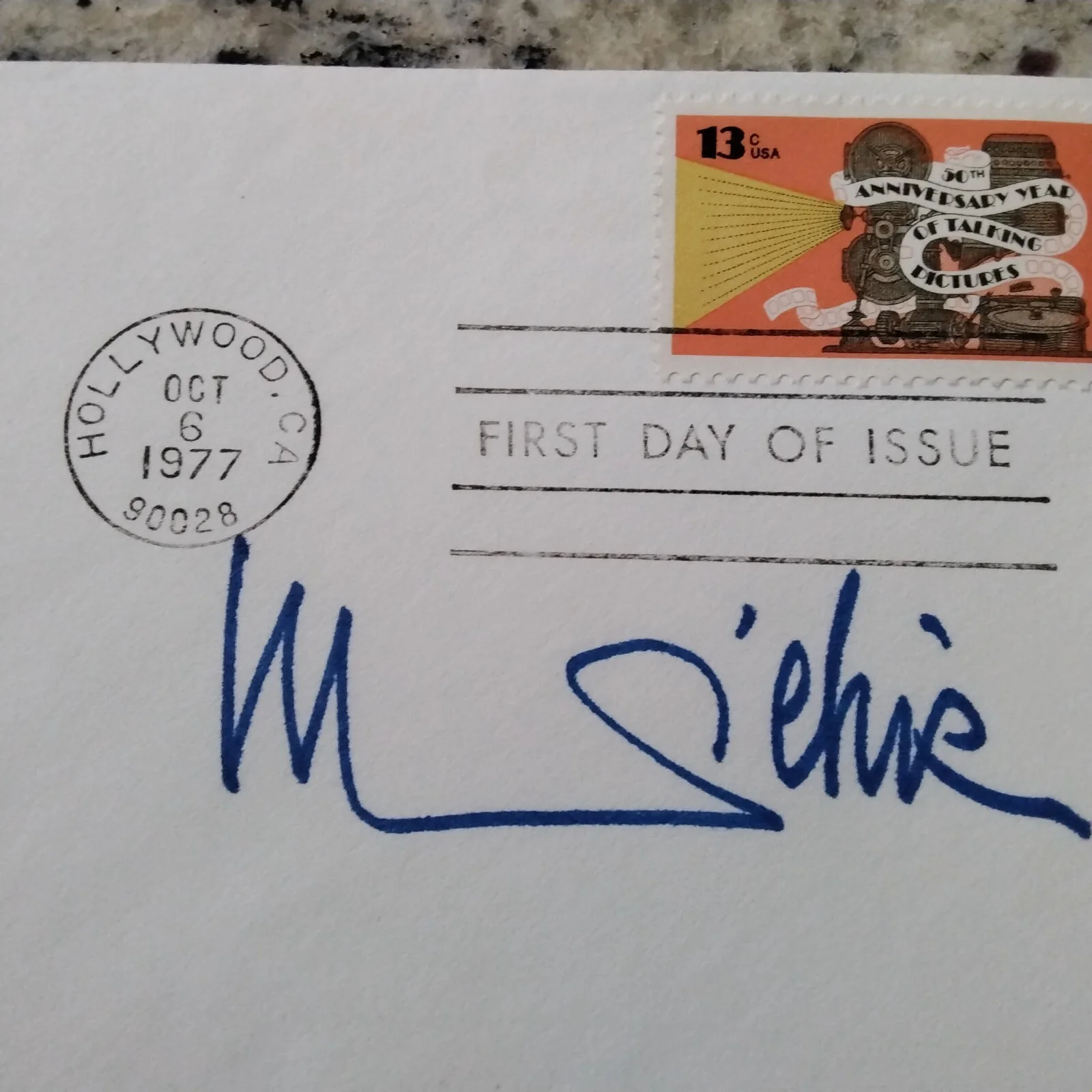 Marlene Dietrich SIGNED 1977 Envelope Photo Movie Actress Morocco Blue Angel, изображение 5