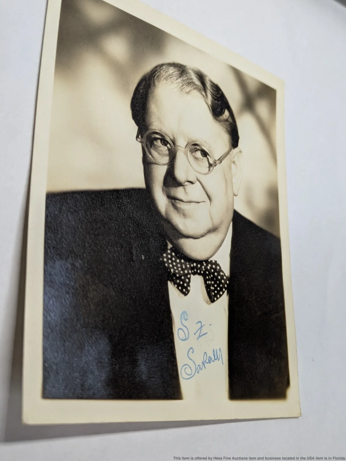 S.Z Sakall — S.Z Sakall Autograph Signed Photograph Film Actor Movie Casablanca Memorabilia, изображение 3