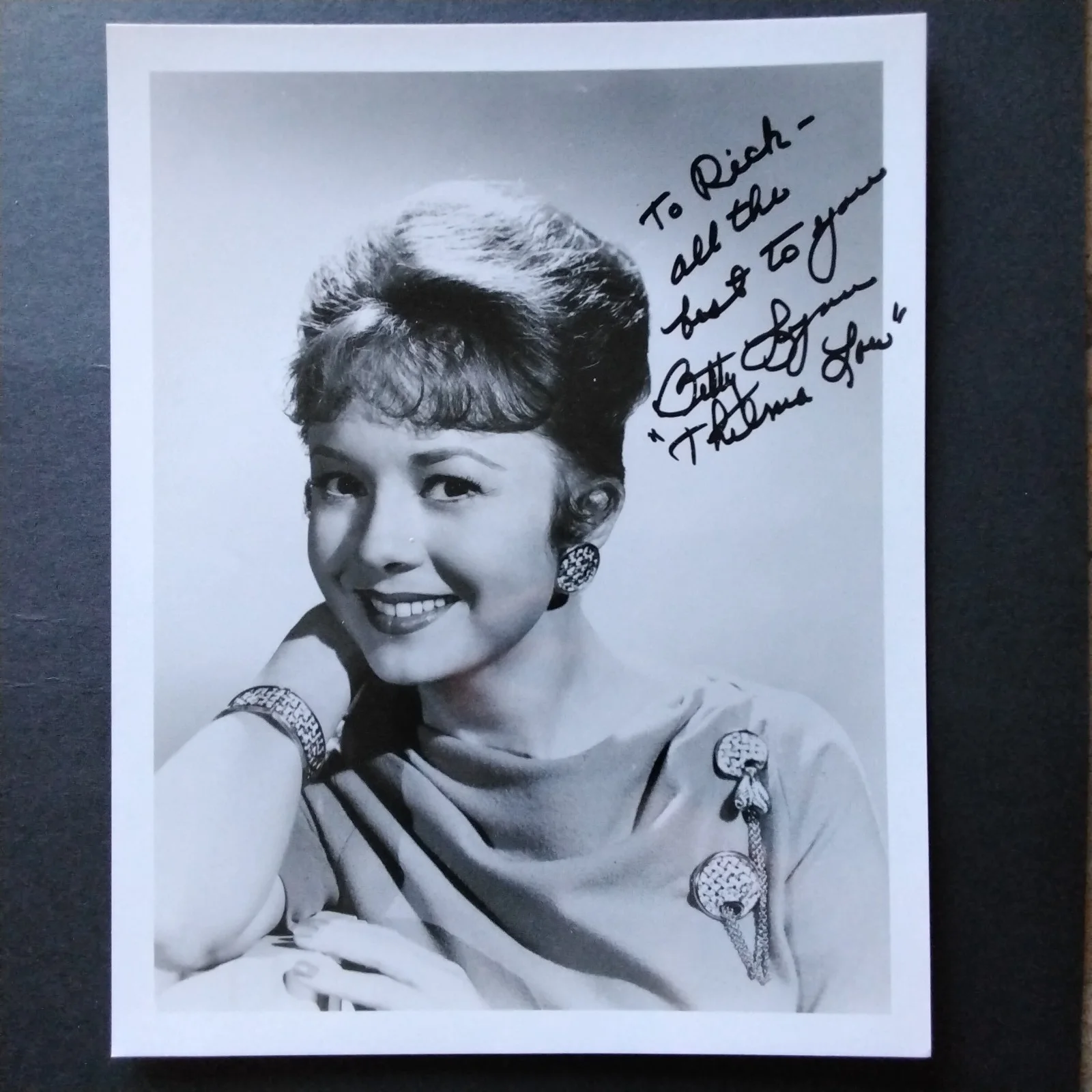Betty Lynn Signed Photo Film TV Actress Andy Griffith Cheaper by Dozen June Brid, изображение 2