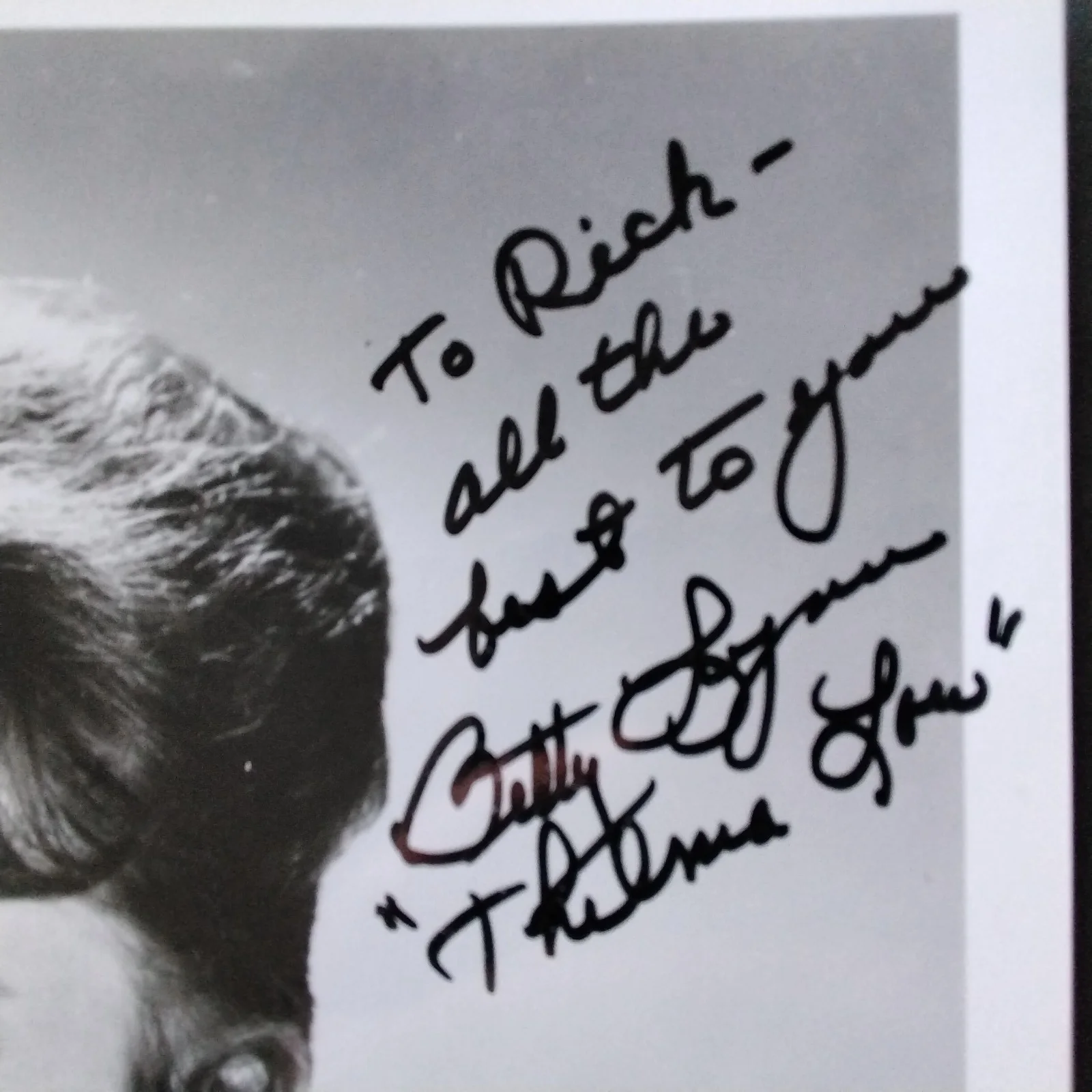 Betty Lynn Signed Photo Film TV Actress Andy Griffith Cheaper by Dozen June Brid, изображение 4