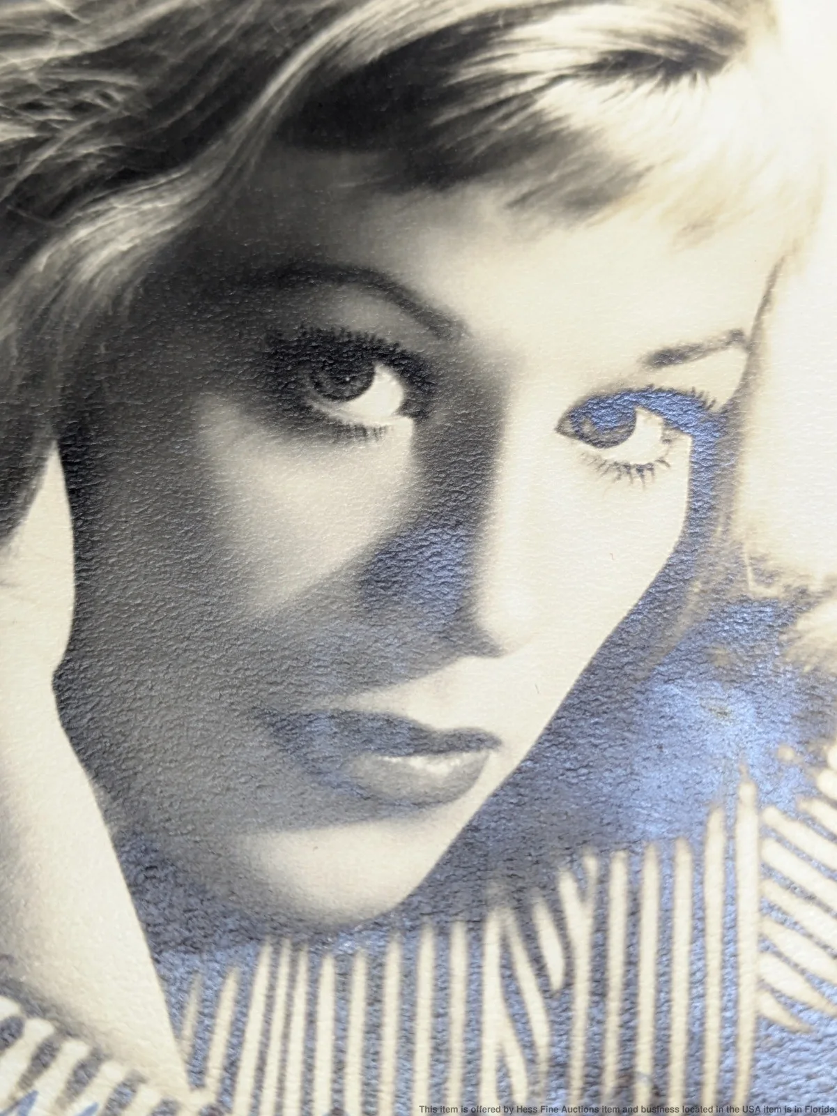 Signed Photograph Hildegard Knef Neff Film Actress Vintage Silver Gelatin Print, изображение 4