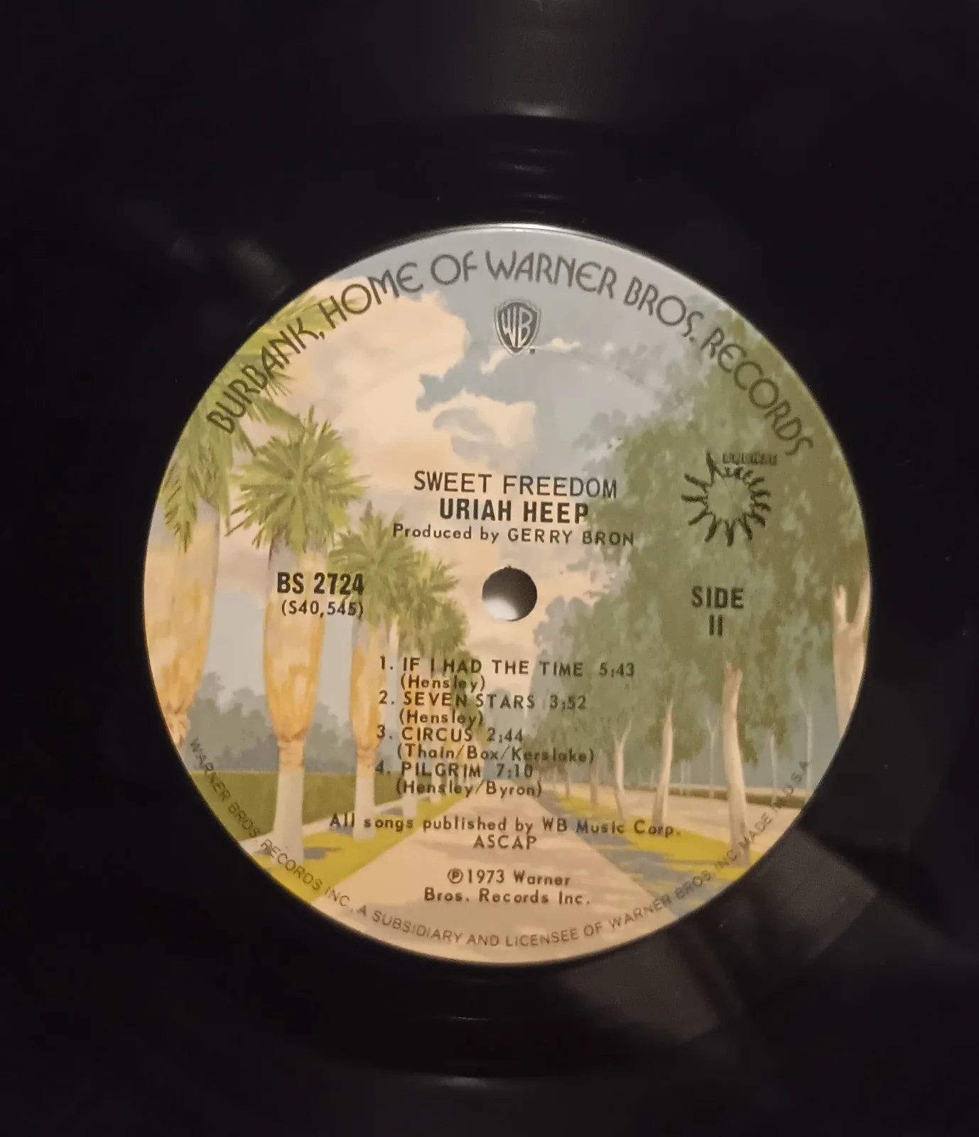 URIAH HEEP - SIGNED SWEET FREEDOM LP BY GUITARIST MICK BOX 1973 ROCK LEGENDS, image 5