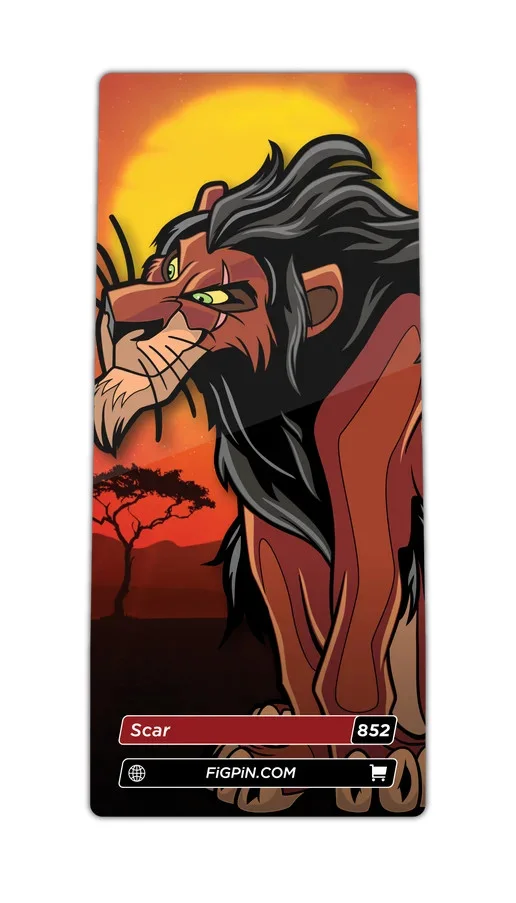 FiGPiN Scar (0852) Disney's Lion King 3-Inch Enamel Pin, image 2