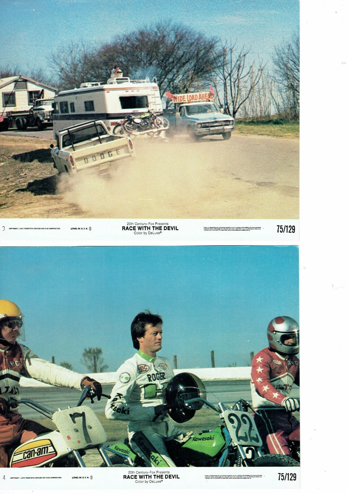 Race With the Devil USA ORIGINAL Front Of House FOH Lobby Cards Set of 8, изображение 4