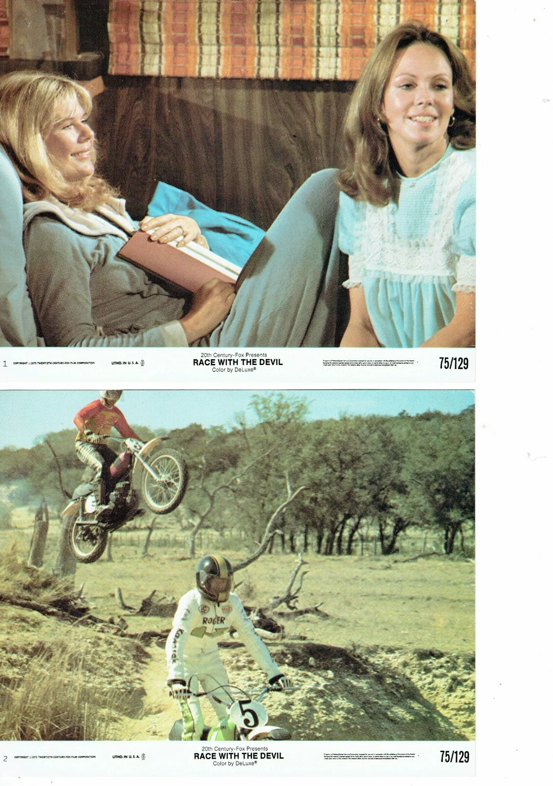Race With the Devil USA ORIGINAL Front Of House FOH Lobby Cards Set of 8, изображение 5