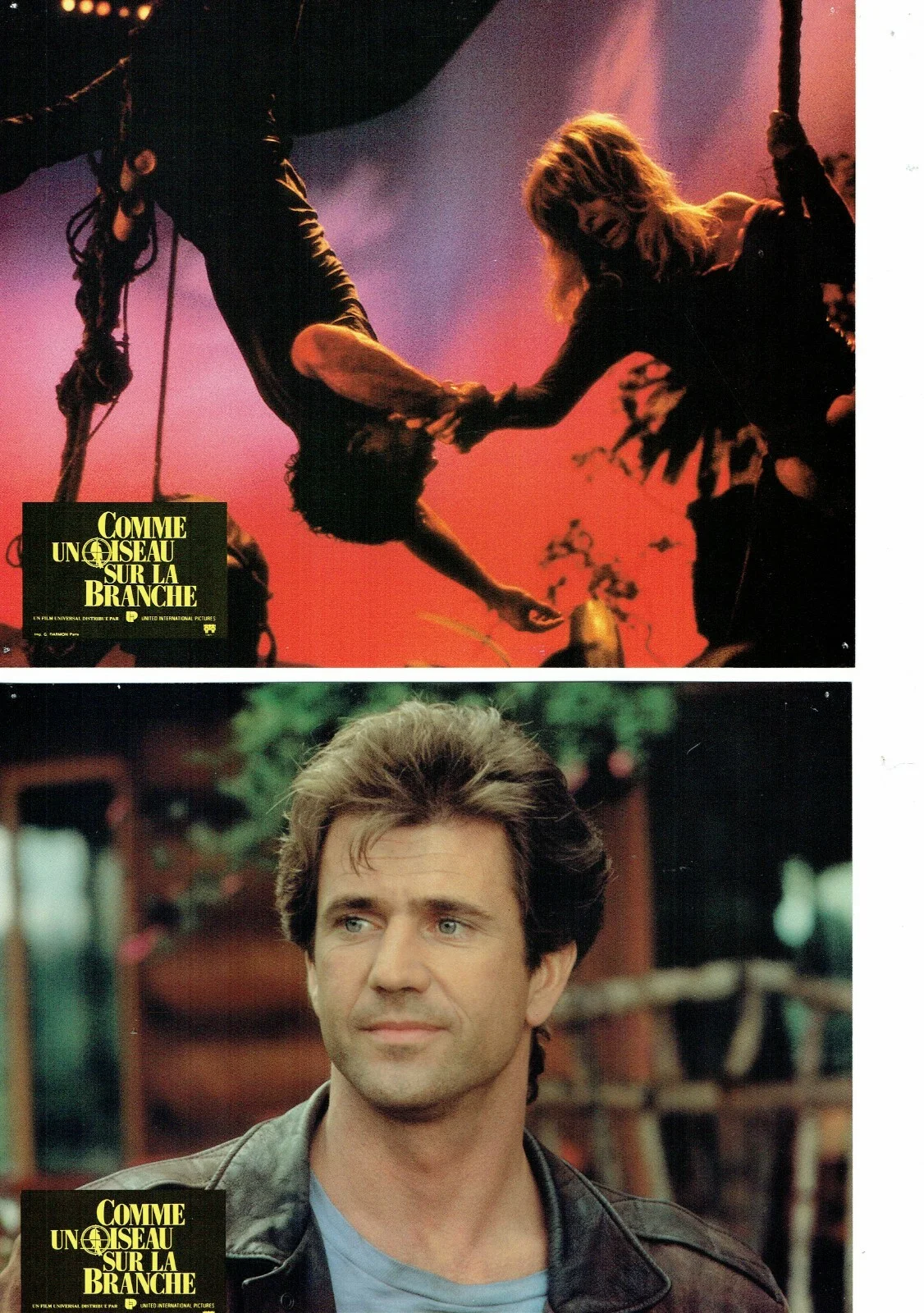 Bird On a Wire ORIGINAL French Front Of House Set (paper) Lobby Cards 12 Photos, изображение 4