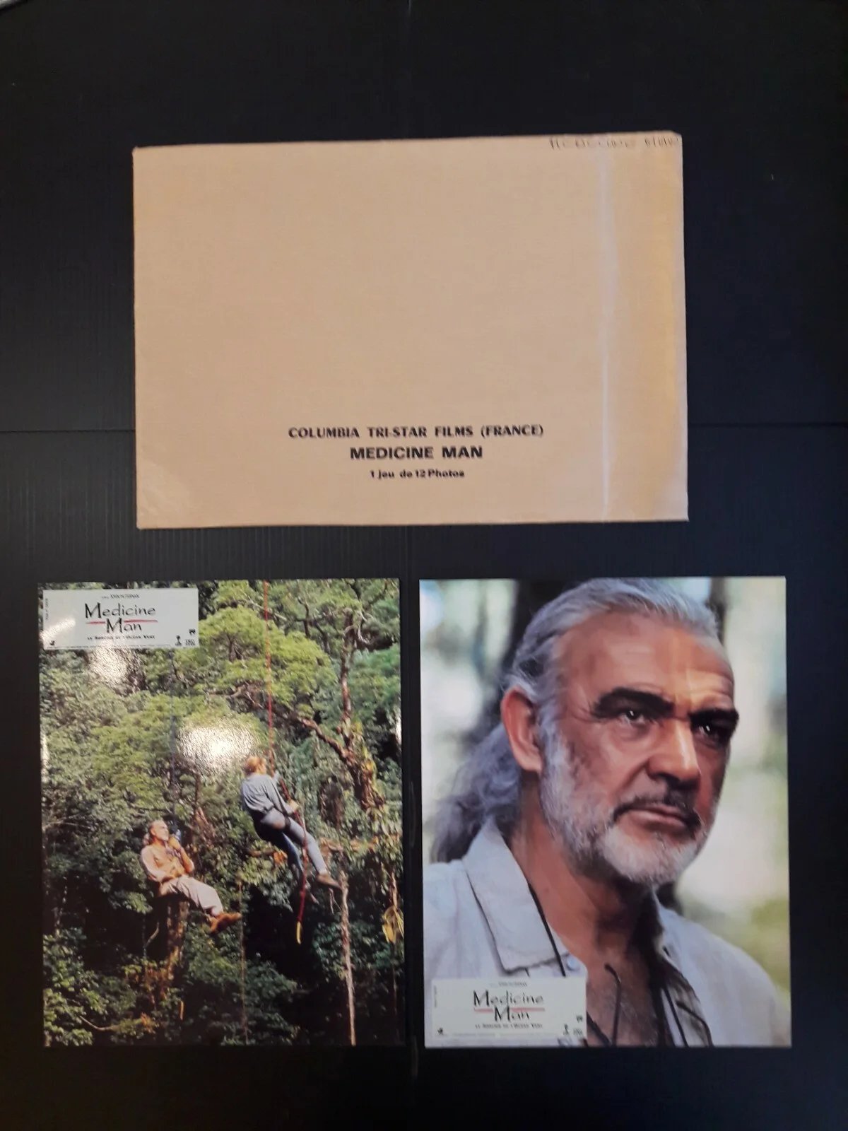 Medicine Man ORIGINAL French Front Of House FOH Oversize Lobby Cards Qty 12, изображение 2