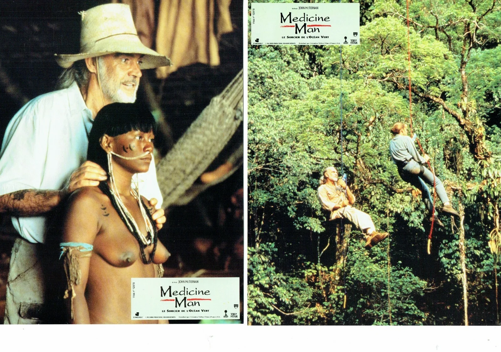 Medicine Man ORIGINAL French Front Of House FOH Oversize Lobby Cards Qty 12, изображение 4