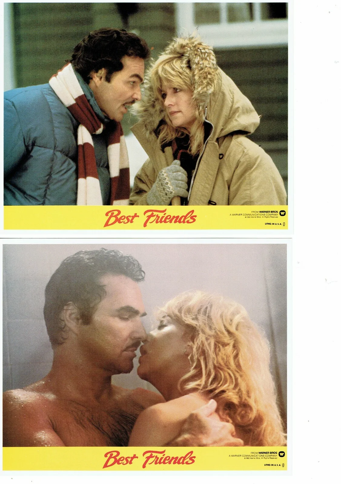 Best Friends ORIGINAL USA Front Of House FOH Lobby Cards Set of 8 Goldie Hawn, изображение 4