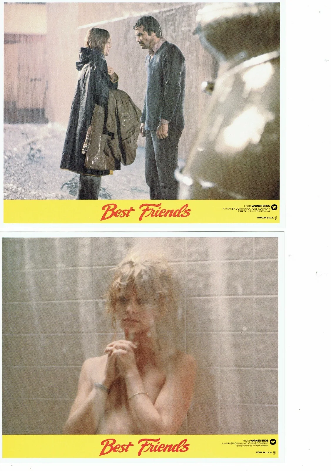 Best Friends ORIGINAL USA Front Of House FOH Lobby Cards Set of 8 Goldie Hawn, изображение 5