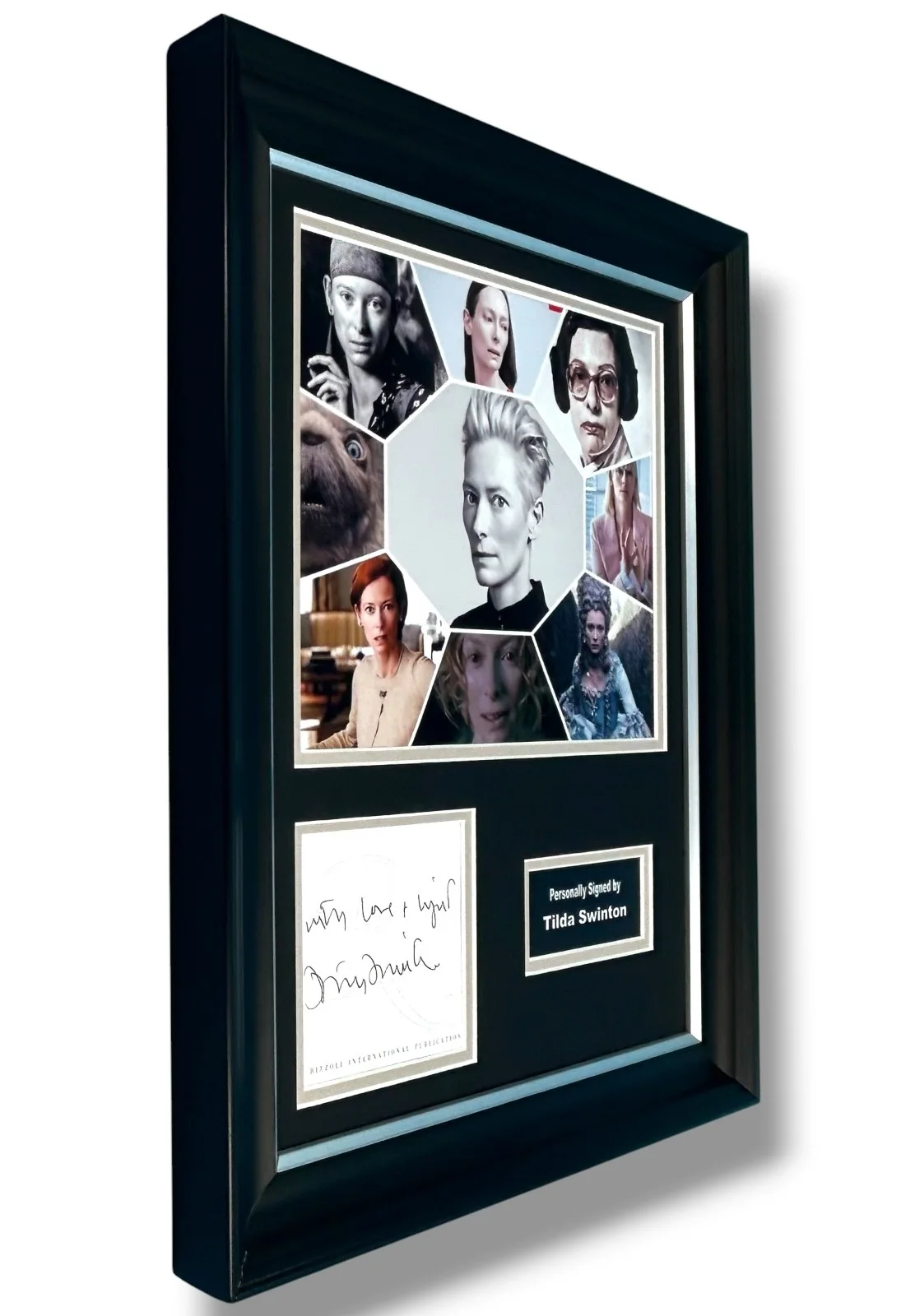 Tilda Swinton SIGNED Bookplate & Photo Framed & COA Movie Poster Autograph Auto, изображение 2