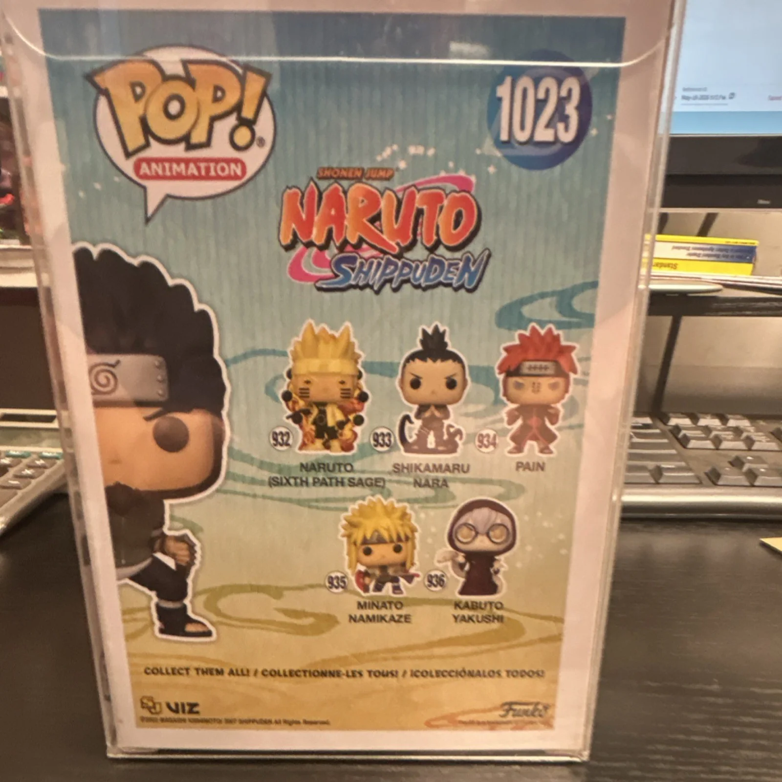 Funko Pop Naruto Shippuden Asuma Hot Topic Exclusive Signed, image 2