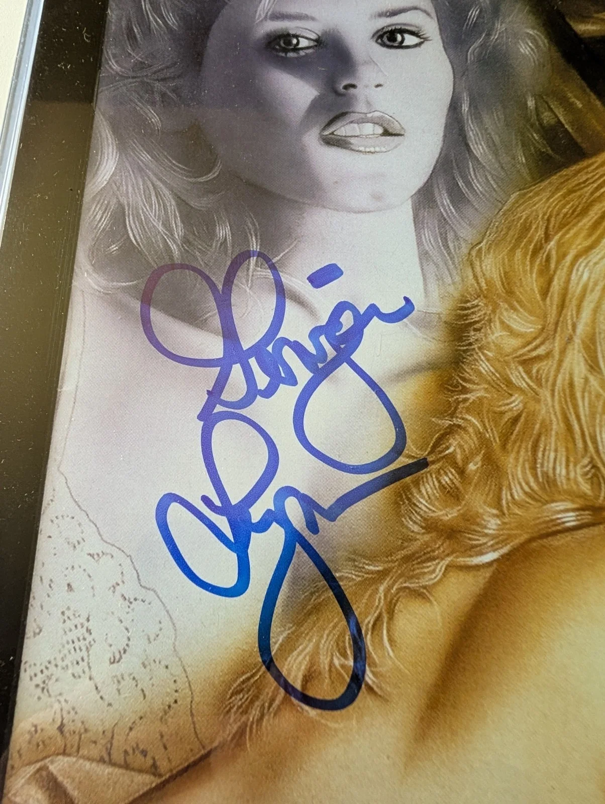 GINGER LYNN — ZOBIE GINGER LYNN HAND SIGNED PHOTO JSA 8X10, image 4