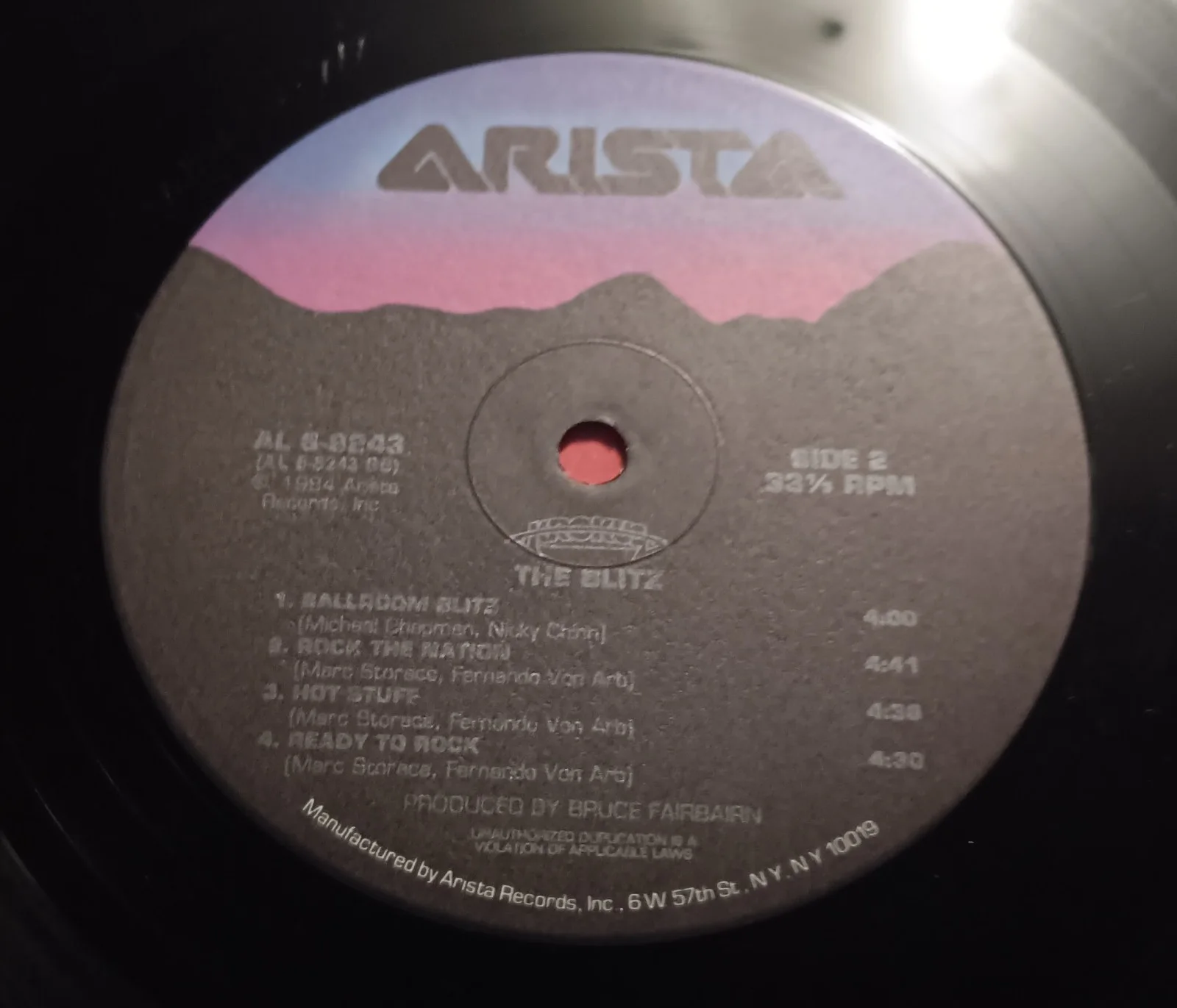 KROKUS - SIGNED THE BLITZ LP BY LEAD SINGER MARC STORACE 1980'S ARISTA RECORDS, изображение 5
