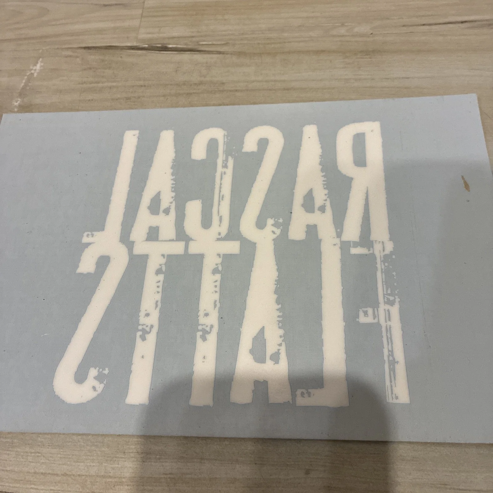 Rascal Flatts LOGO 9x6 Rare Window Cling Country Music Promotional, изображение 2