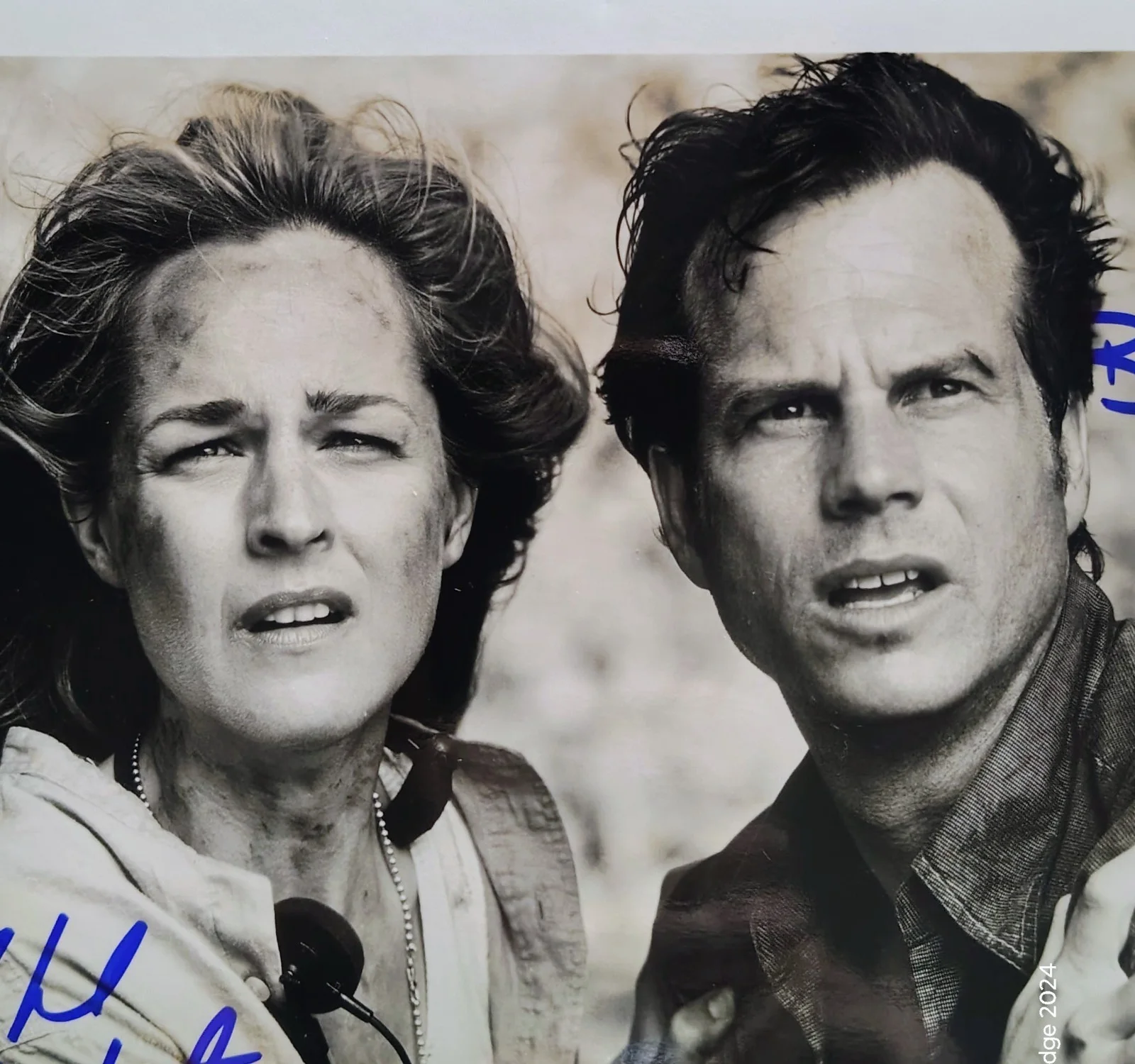 Helen Hunt, Bill Paxton — ​VINTAGE 1996 Twister Signed 8x10 Photo HELEN HUNT & BILL PAXTON Casting..., изображение 5