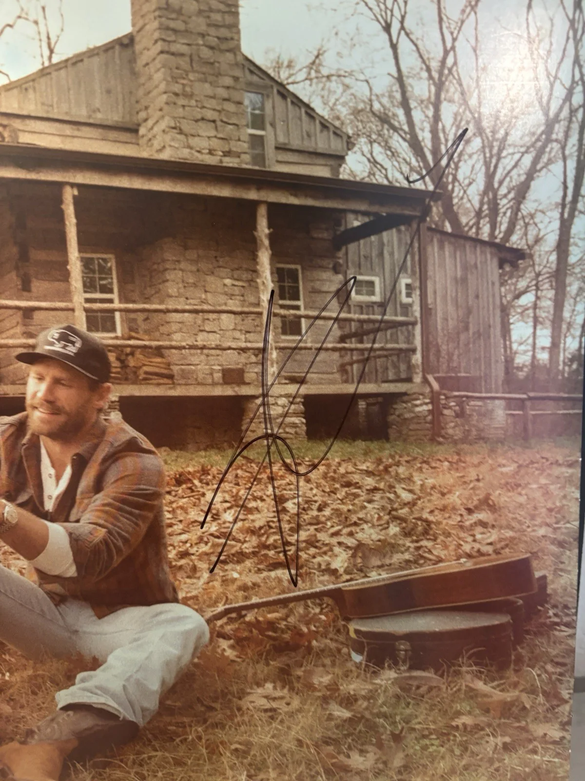 Chase Rice Signed ELDORA Vinyl JSA COA Country, image 2