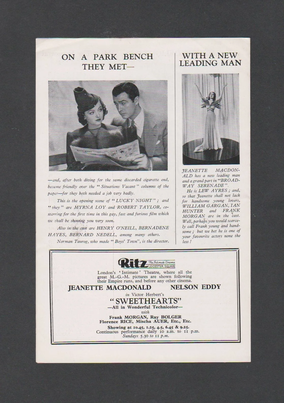 Vintage NORMA SHEARER CLARK GABLE 'Empire Weekly News' 1939, изображение 2