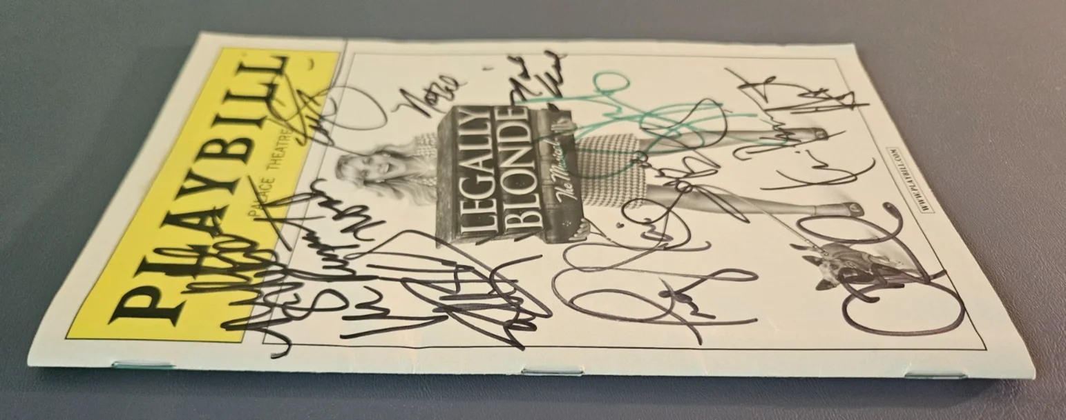 LEGALLY BLONDE Broadway MULTI-SIGNED Playbill Aug 2007 Laura Bell Bundy, изображение 4