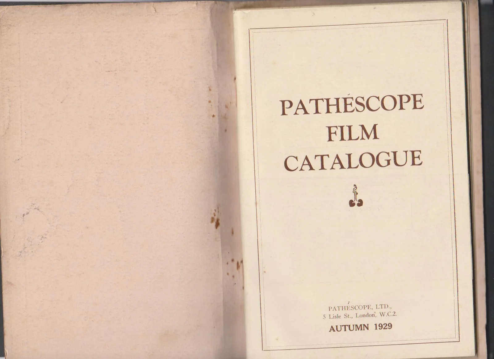 THE PATHESCOPE FILM CATALOGUE Our Gang Charlie Chaplin Stan Laurel Booklet 1929, изображение 3