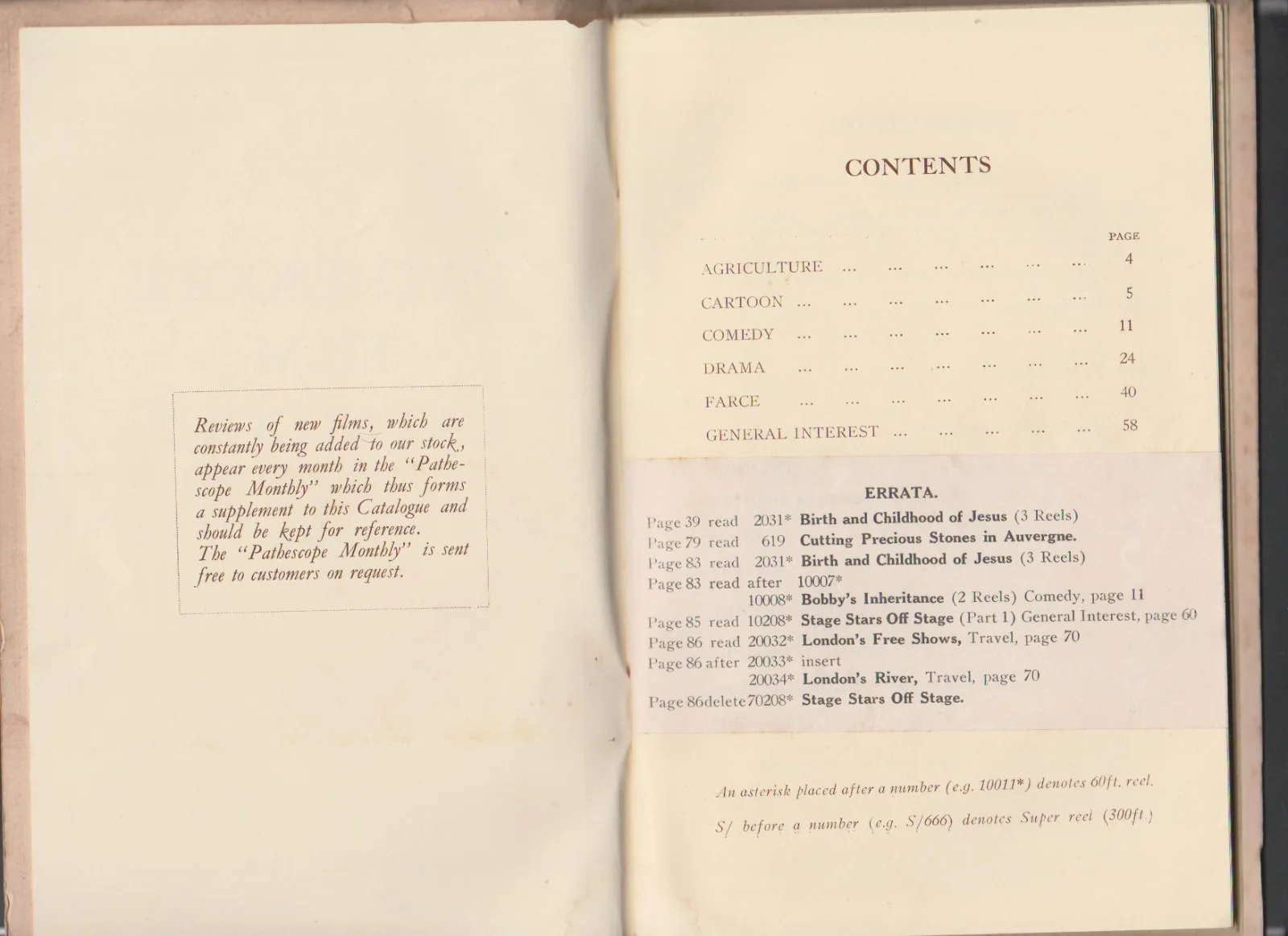 THE PATHESCOPE FILM CATALOGUE Our Gang Charlie Chaplin Stan Laurel Booklet 1929, изображение 4