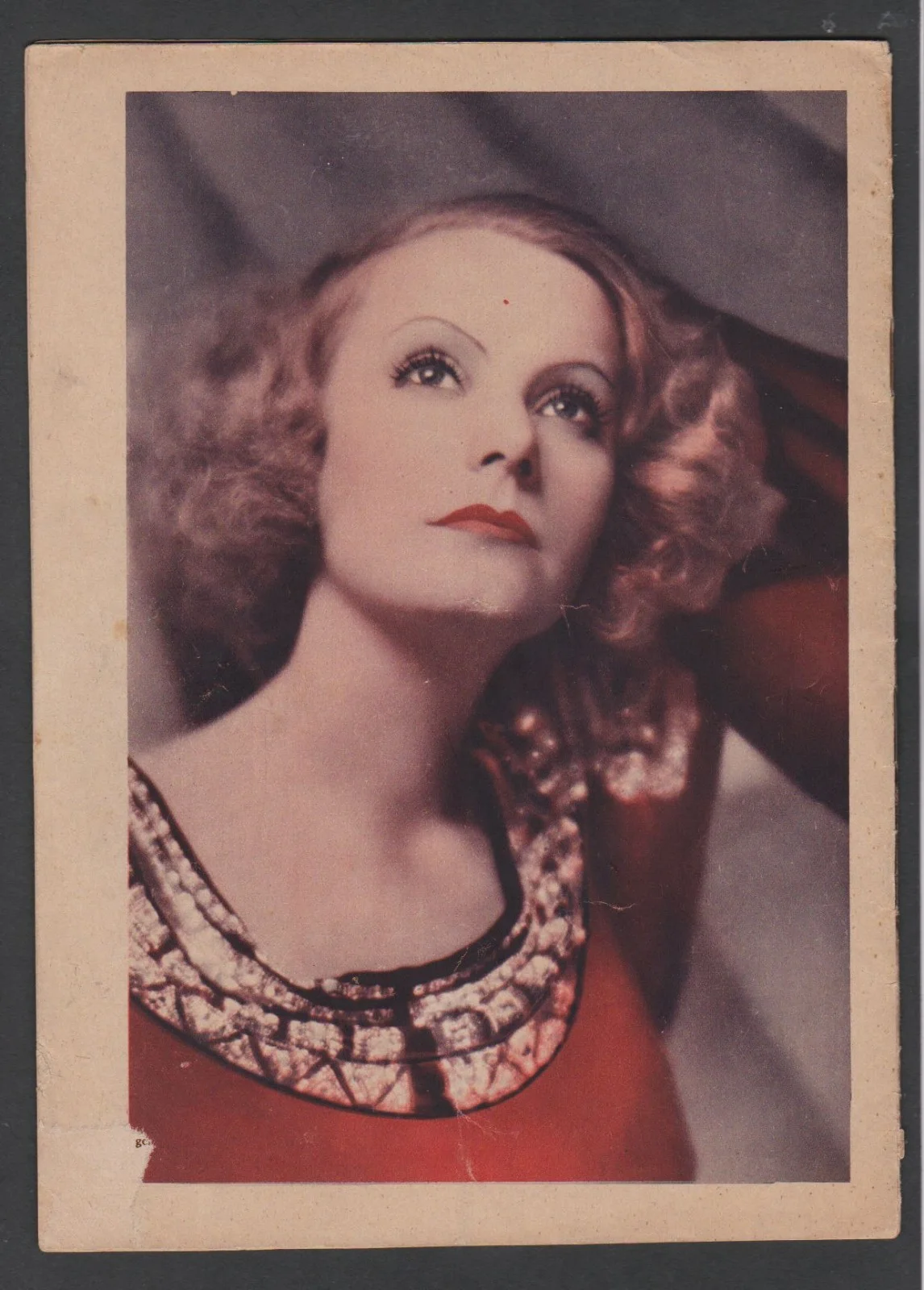 Vintage GRETA GARBO "Italian Magazine" 1933, изображение 2