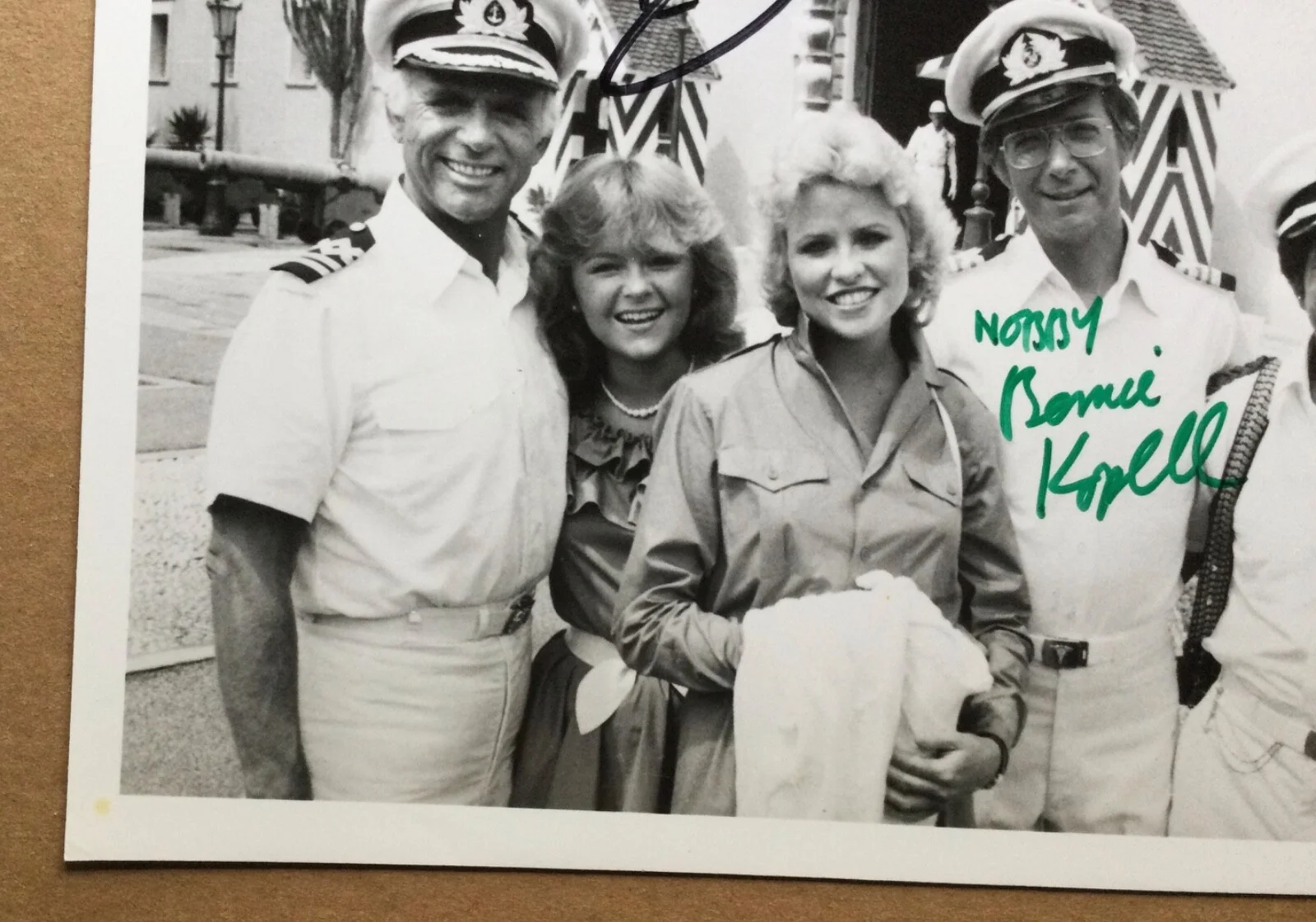 Bernie Kopeli, Jill Whelan — THE LOVE BOAT TV CAST - AUTOGRAPHED SIGNED By 2 Bernie Kopell and Jill Whelan., изображение 2