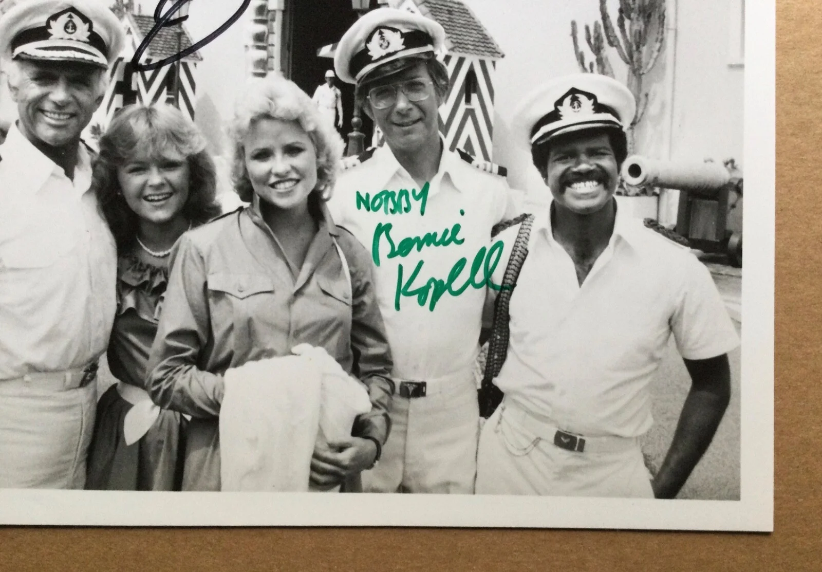 Bernie Kopeli, Jill Whelan — THE LOVE BOAT TV CAST - AUTOGRAPHED SIGNED By 2 Bernie Kopell and Jill Whelan., изображение 3