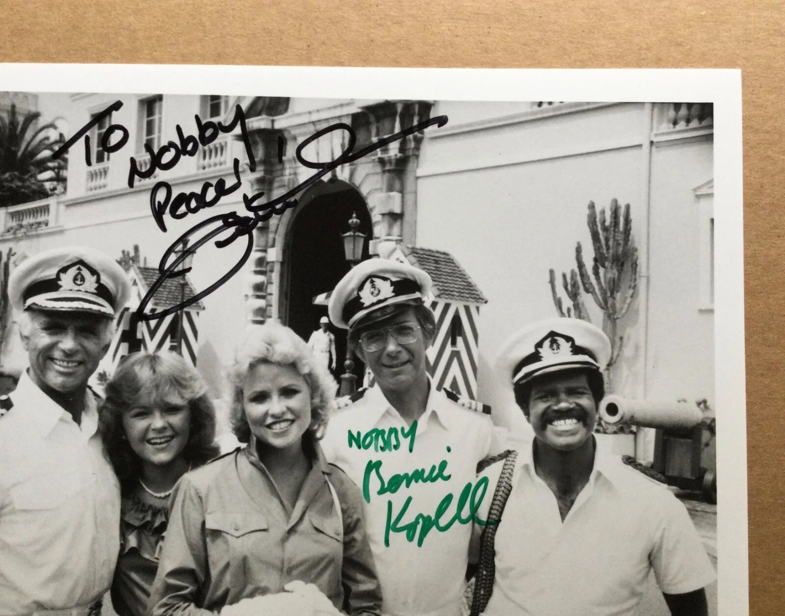 Bernie Kopeli, Jill Whelan — THE LOVE BOAT TV CAST - AUTOGRAPHED SIGNED By 2 Bernie Kopell and Jill Whelan., изображение 4