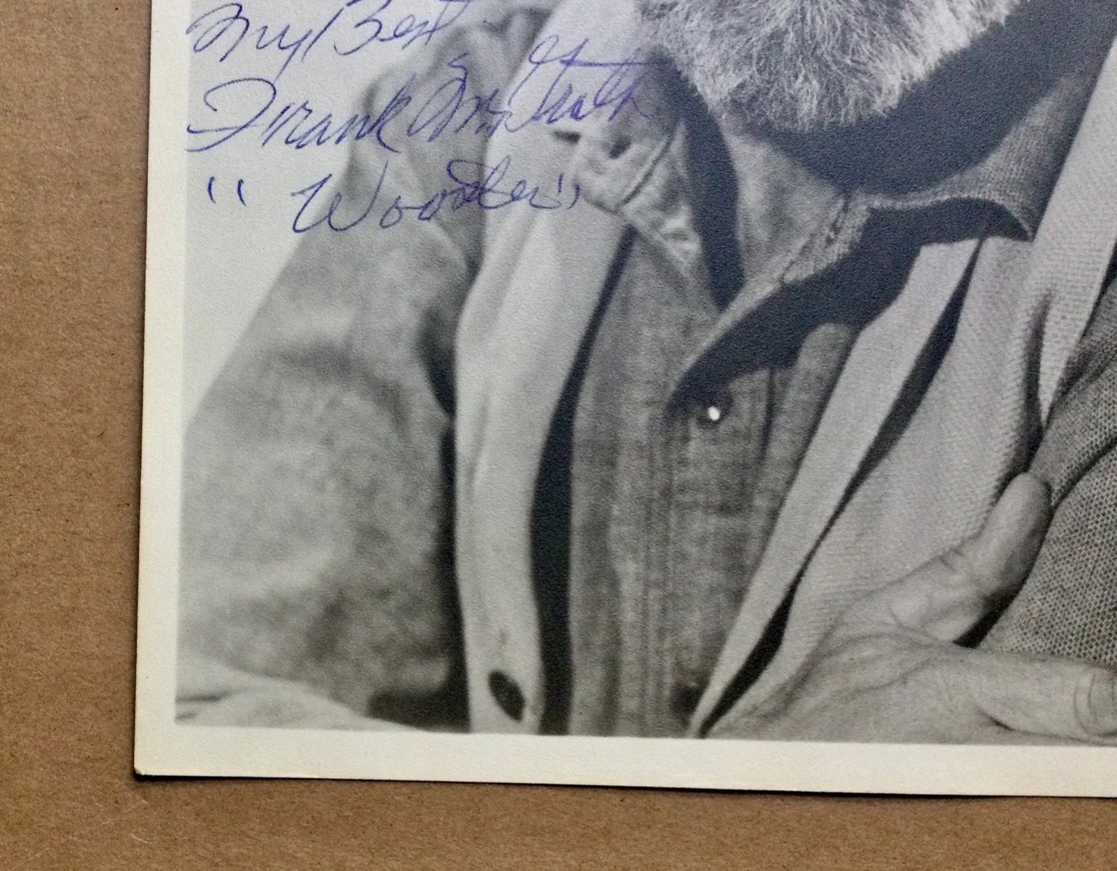 Frank McGraph — Rare 8x10 signed photo of Frank McGraph in character from Wagon Train as Wooster, изображение 5