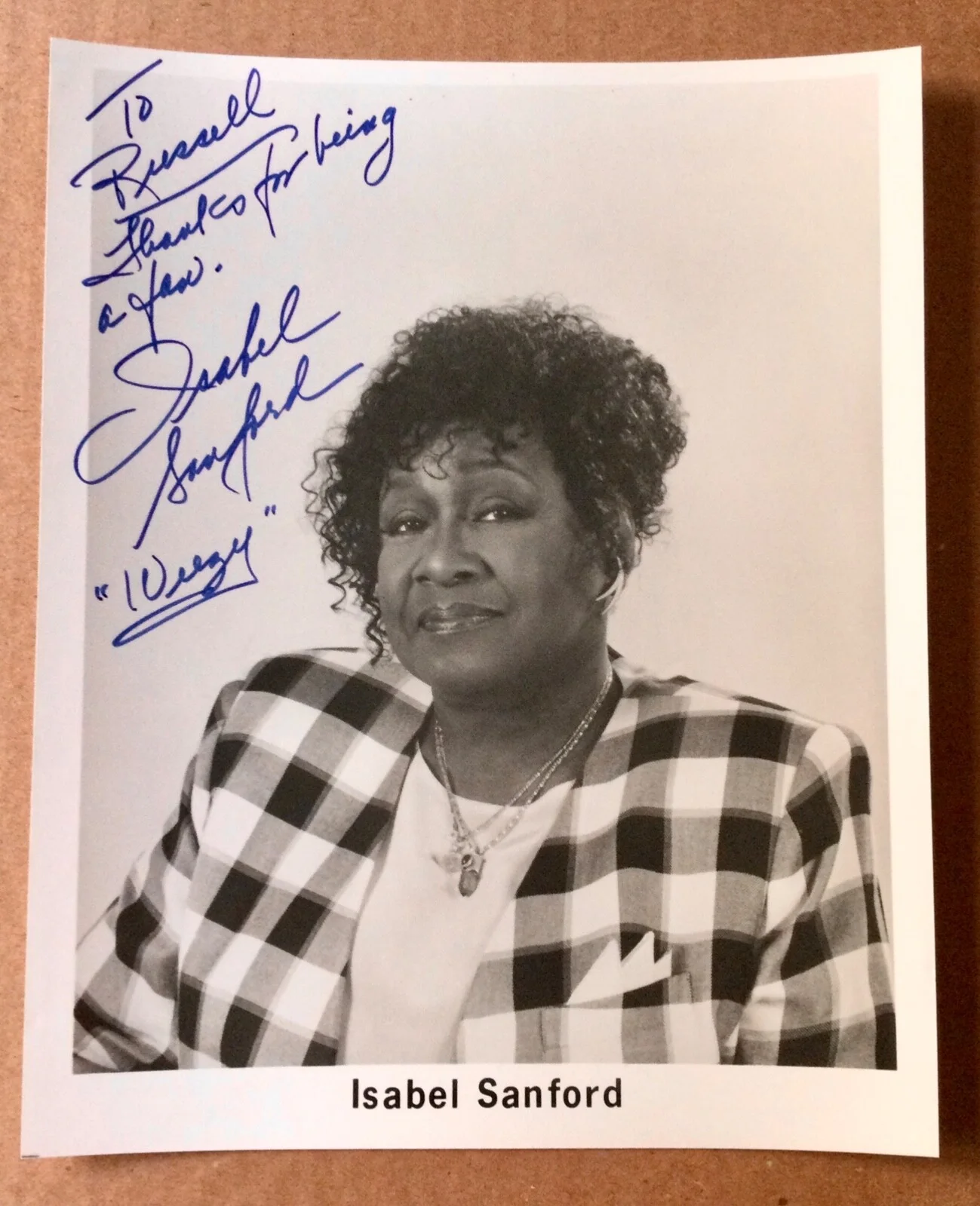 Sanford, Cover, Gibbs, Wertimer — The Jeffersons signed lot Isabel Sanford Franklin Cover Marla Gibbs Ned Wertimer, изображение 2
