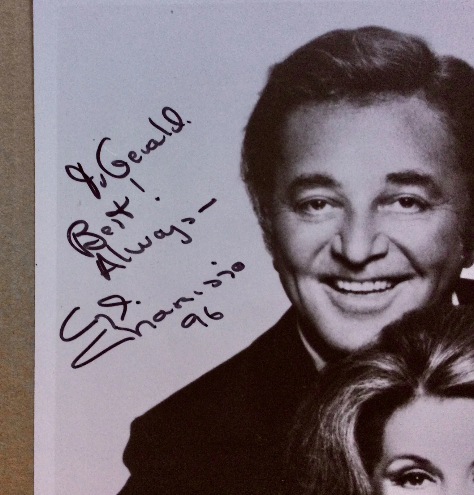 Cyd Charisse, Tony Martin — Cyd Charisse (1922-2008) & Tony Martin (1913-2012) signed & inscribed photo, изображение 3