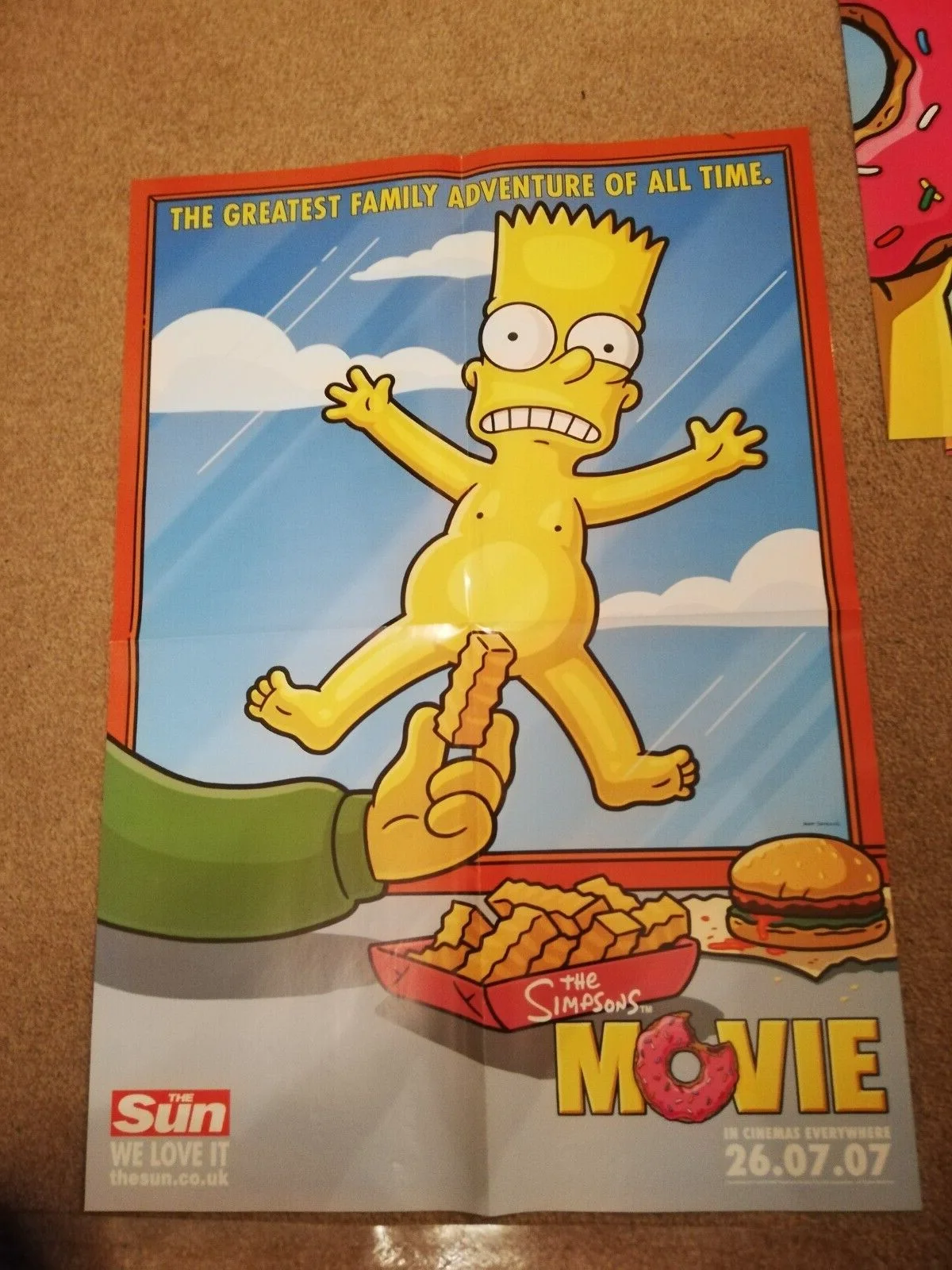 Giant The Simpson Movie Poster 8 posters build to one giant movie poster, изображение 5