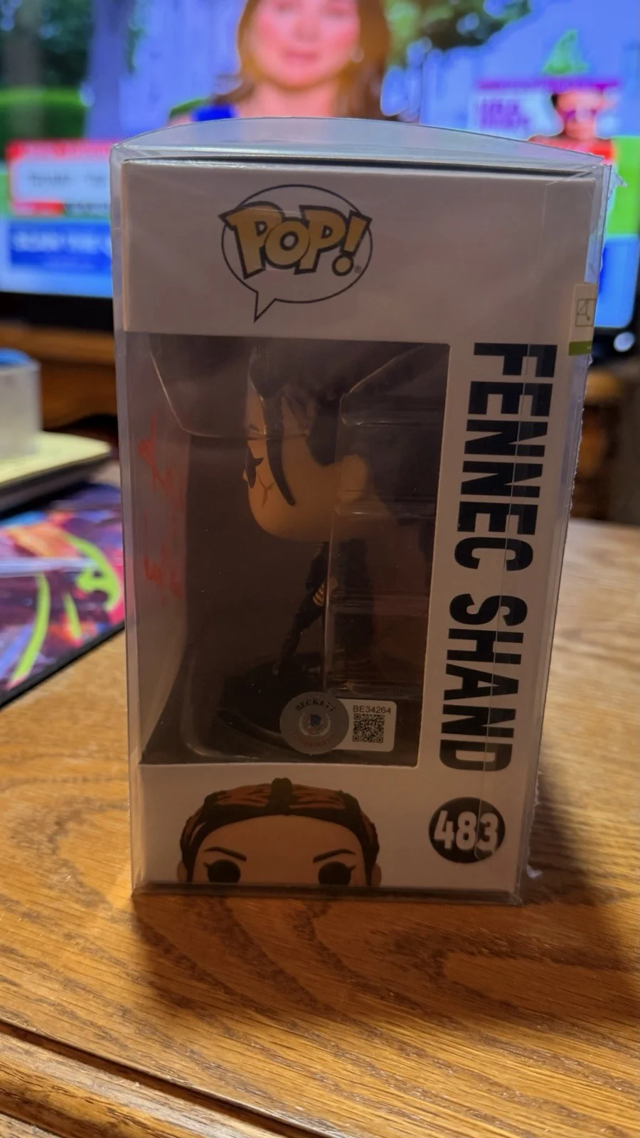 Ming-Na Wen — Ming-Na Wen Signed Fennec Shand Funko Pop Mandalorian BAS Beckett Holo Star Wars, изображение 2