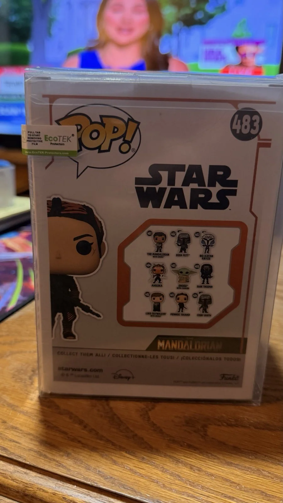 Ming-Na Wen — Ming-Na Wen Signed Fennec Shand Funko Pop Mandalorian BAS Beckett Holo Star Wars, изображение 3