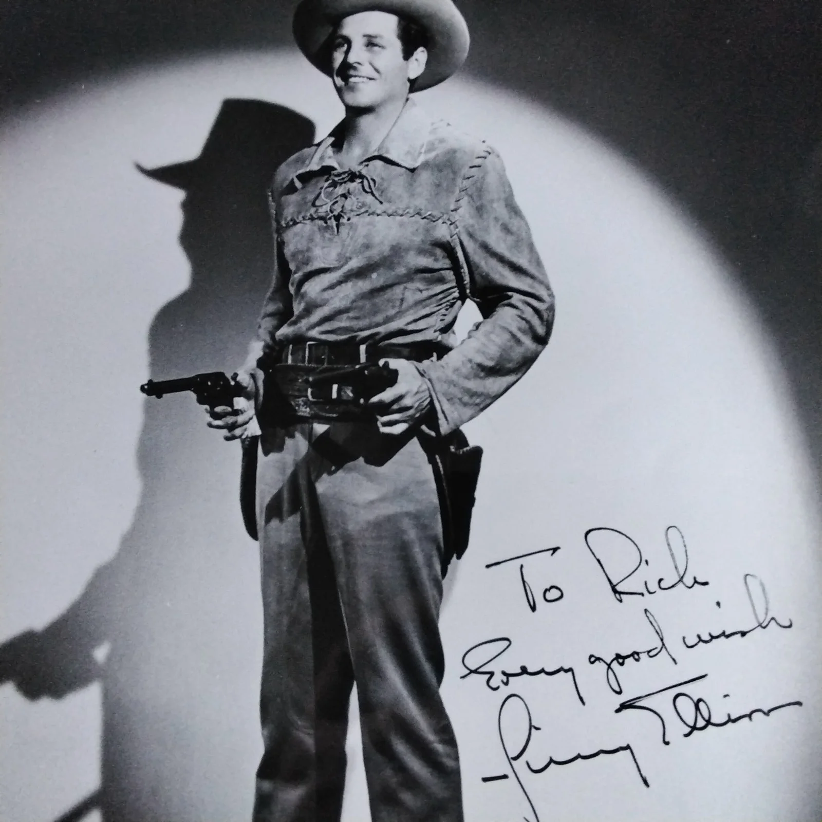 James Ellison Signed Photo 30s Movie Actor Walked With Zombie Reckless Plainsman, изображение 3