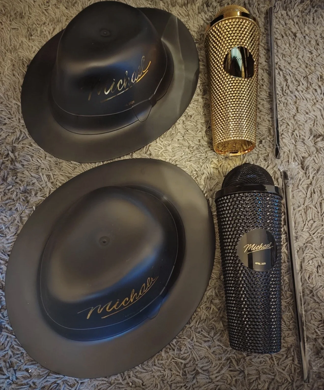 Michael Jackson (2026) Movie - Hat Popcorn Bucket & microphone Tumbler Combo, image 3