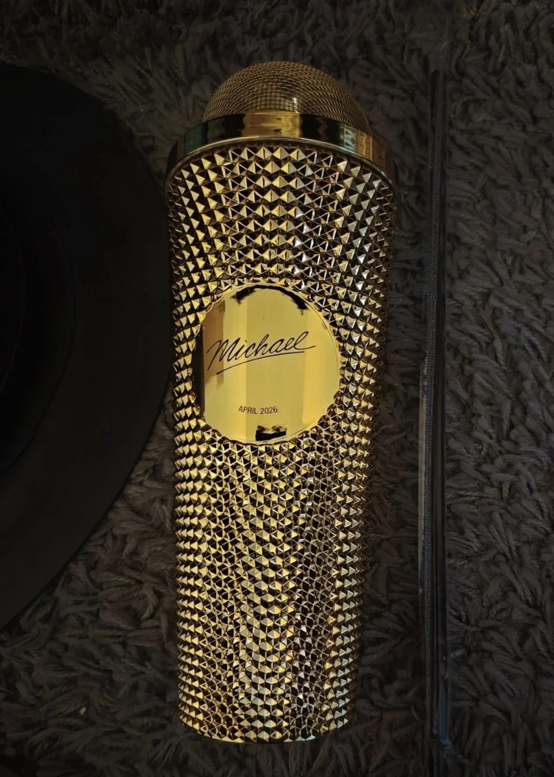 Michael Jackson (2026) Movie - Hat Popcorn Bucket & microphone Tumbler Combo, image 4