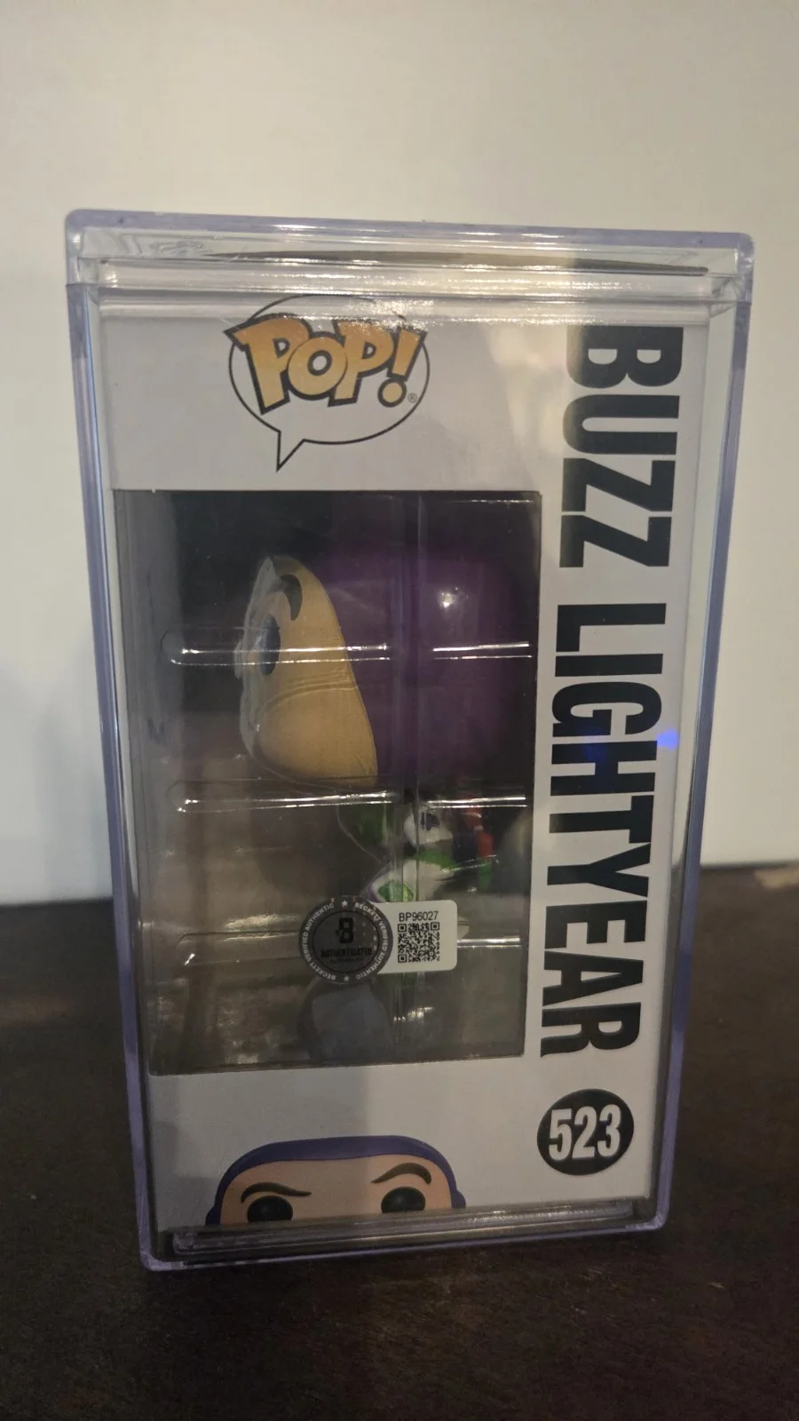 Buzz Lightyear Funko Pop #523 Signed by Tim Allen Beckett Certified Toy Story 4, изображение 4