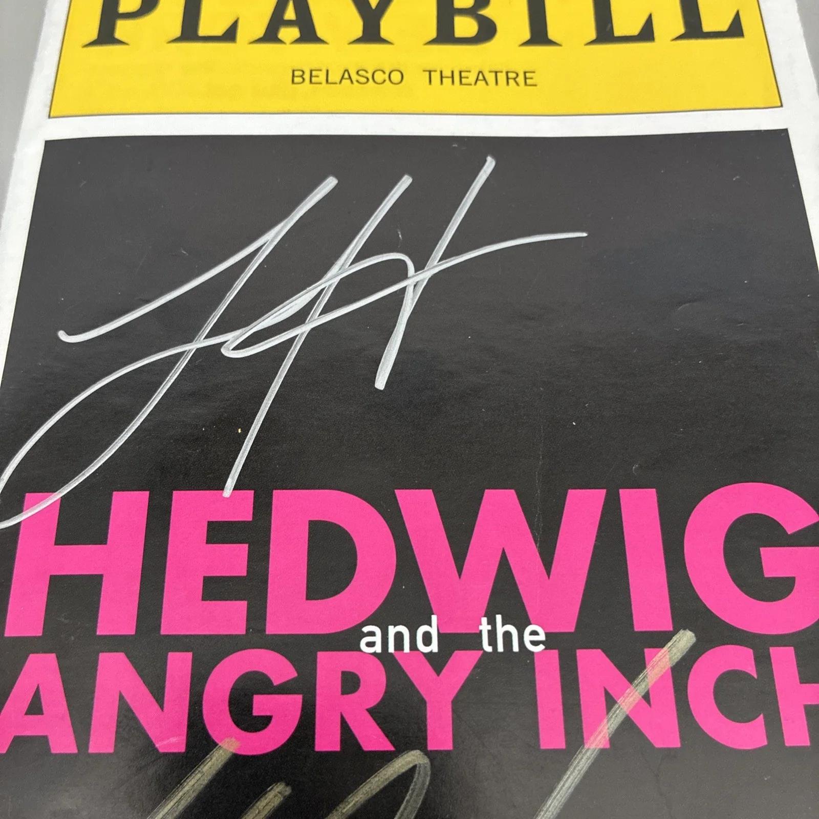 Michael C Hall, Lena Hall — Michael C. Hall & Lena Hall "Hedwig and the Angry Inch" AUTOGRAPH Playbill, изображение 2