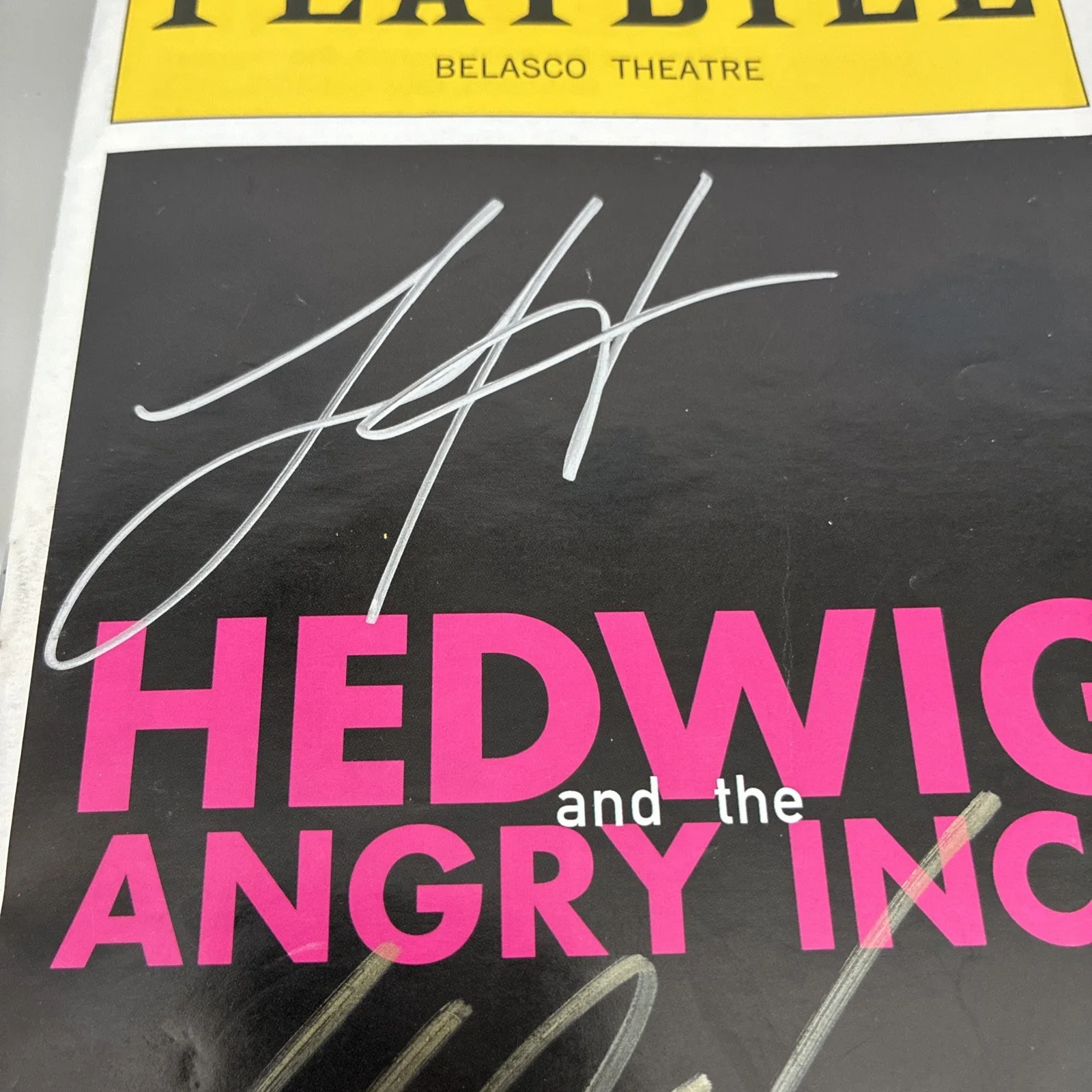 Michael C Hall, Lena Hall — Michael C. Hall & Lena Hall "Hedwig and the Angry Inch" AUTOGRAPH Playbill, изображение 3
